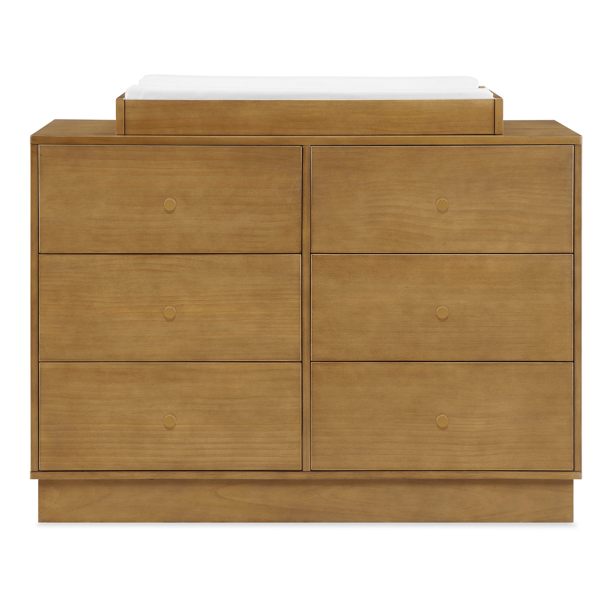 James 6-Drawer Wooden Dresser with Interlocking Drawers - Sturdy Bedroom Storage Organizer for Clothes & Accessories | Perfect for Master Bedroom, Guest Room & Dormitory