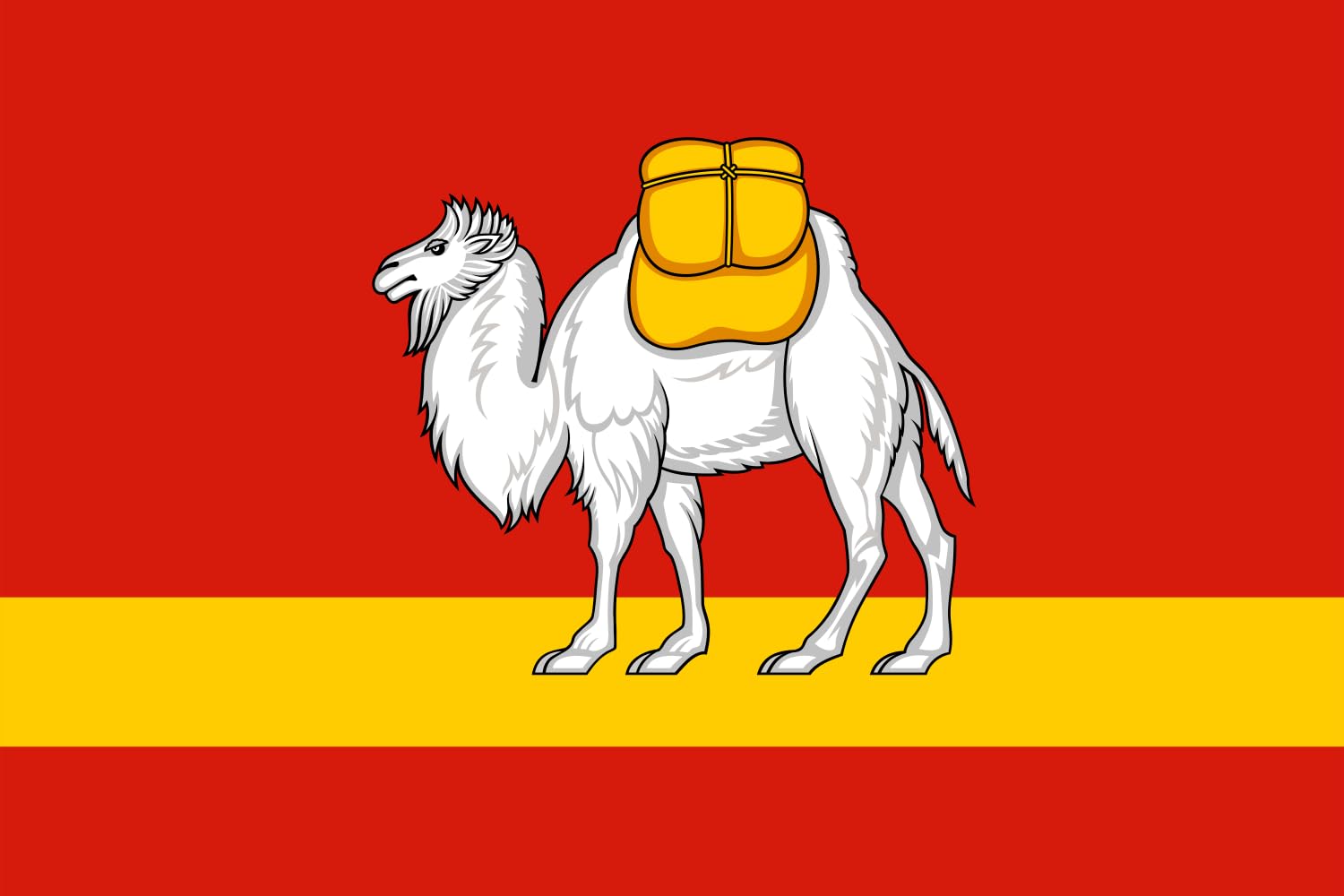 XXXL+ Chelyabinsk Oblast Landscape Flag - 200x335cm (6x11ft) - 6.7m² (72sqft) - 100% German-Made Durable Outdoor Flag for Garden, Stadium, or Patriotic Display