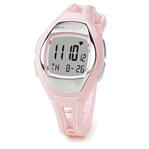Sportline Solo 925W Women's Fitness Tracker Watch with Heart Rate Monitor & Step Counter - Pink | Perfect for Running, Gym Workouts & Daily Activity Tracking