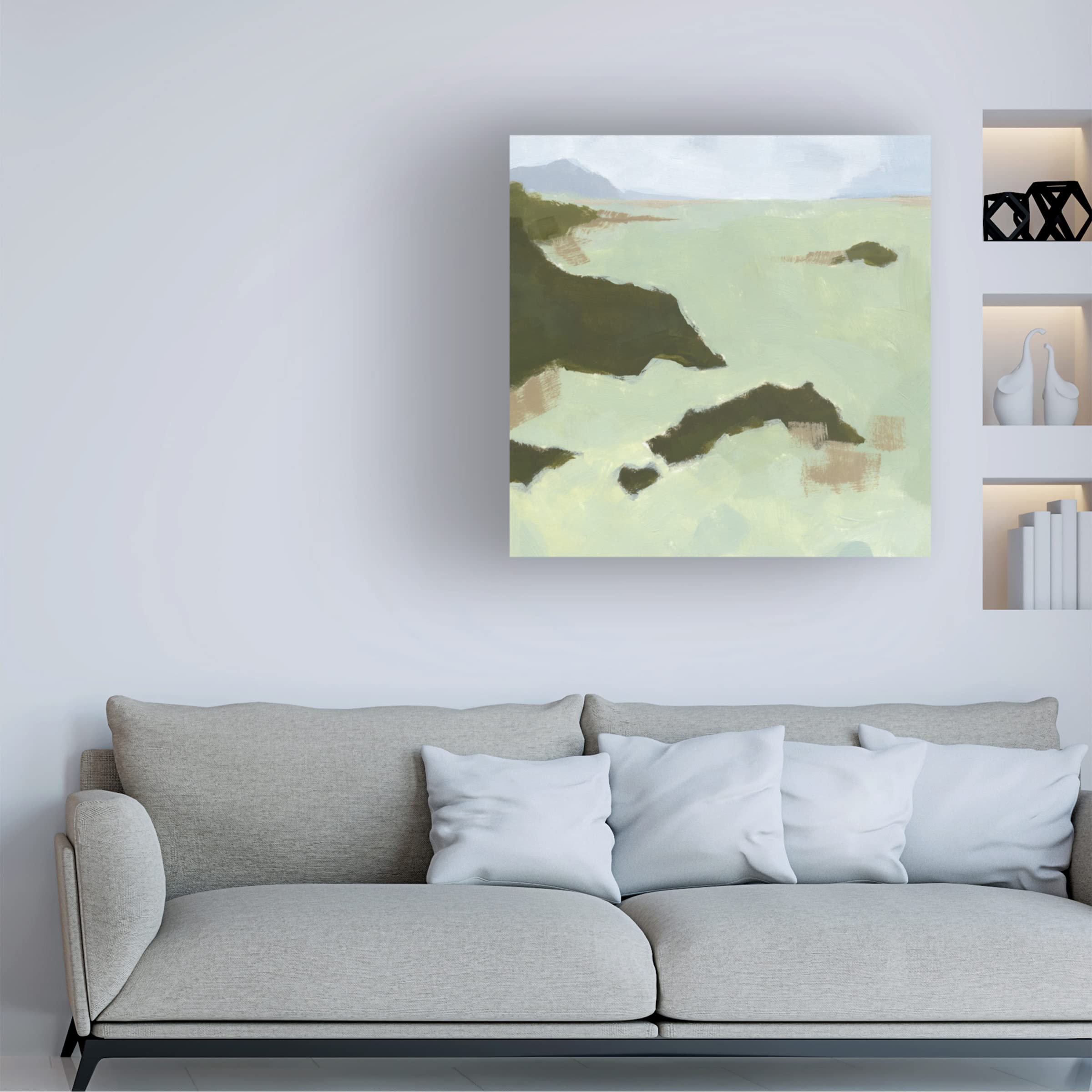 Trademark Fine Art 'Saltwater Summer I' Canvas Wall Art by Jacob Green - Coastal Beach Decor for Living Room, Bedroom & Office