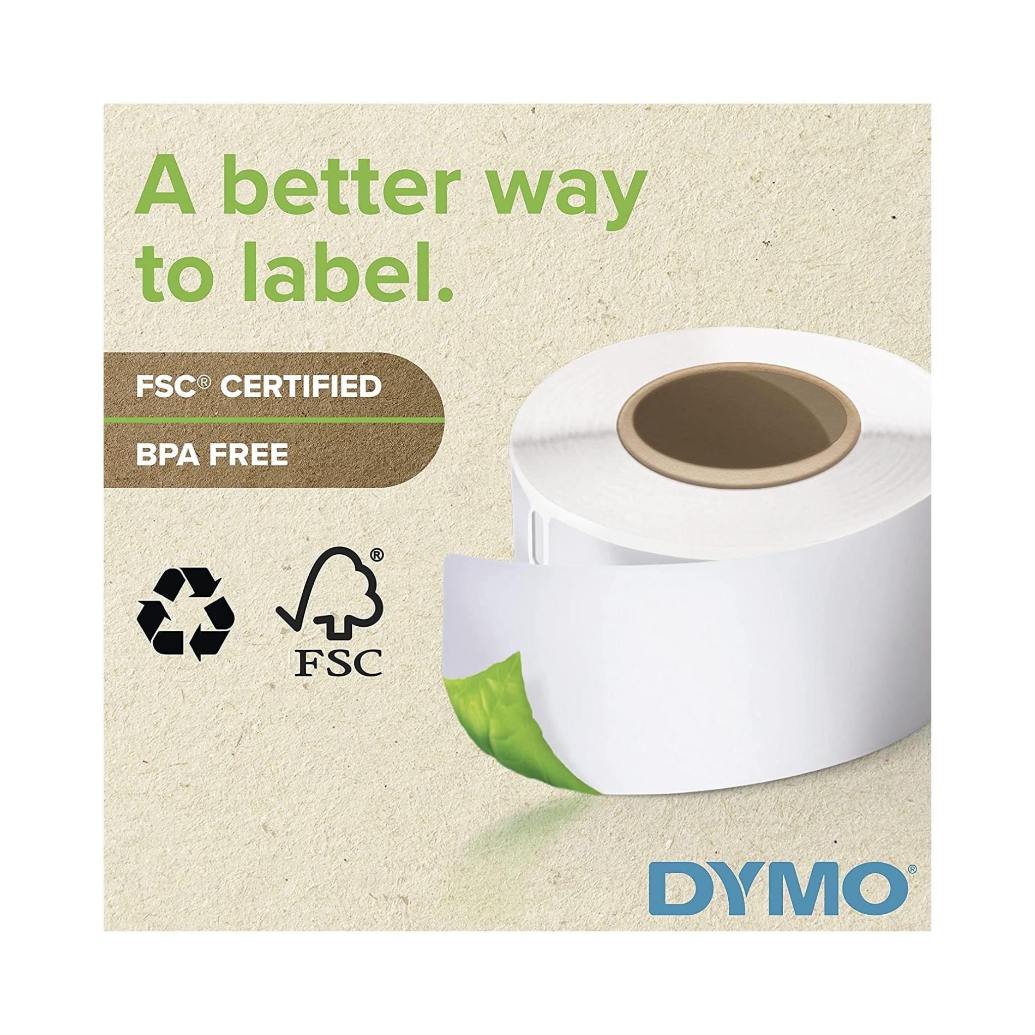 DYMO LabelWriter 2 1/8 x 4 Shipping Labels - Compatible with DYMO LabelWriter Printers - Perfect for USPS, UPS, FedEx & Amazon FBA Shipping - 100 Sheets/Pack