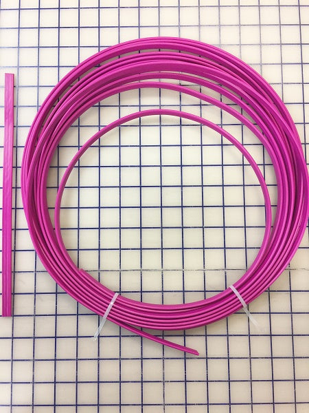 Hoopwire Single Wire Plastic Coated Steel 3/8 Inch Raspberry Pink - Durable Tutu Making Supplies for Ballet, Dance Costumes & DIY Crafts
