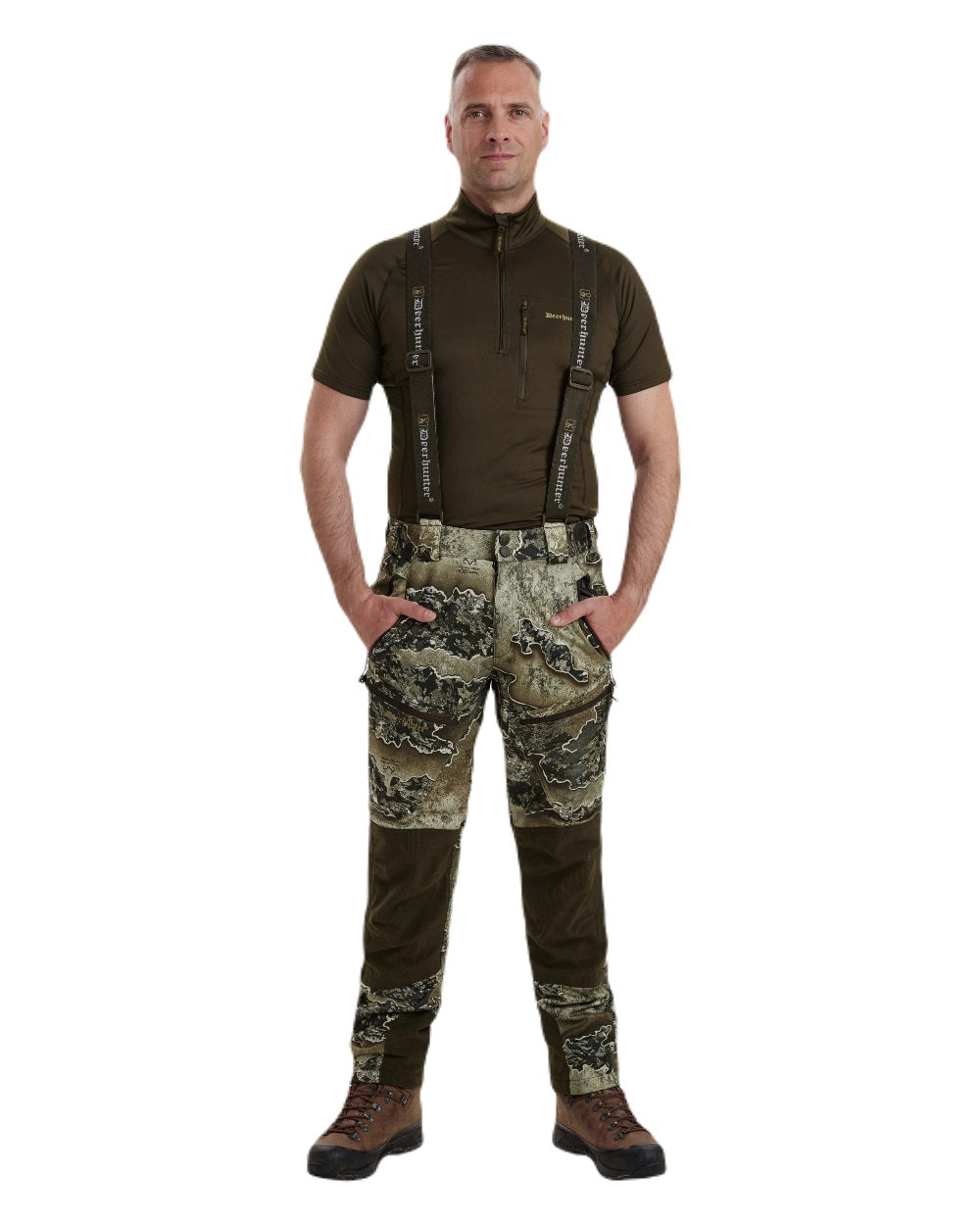 Deerhunter Excape Softshell Hunting Pants for Men - Waterproof Windproof Outdoor Tactical Trousers - Perfect for Hunting, Hiking & Camping Adventures