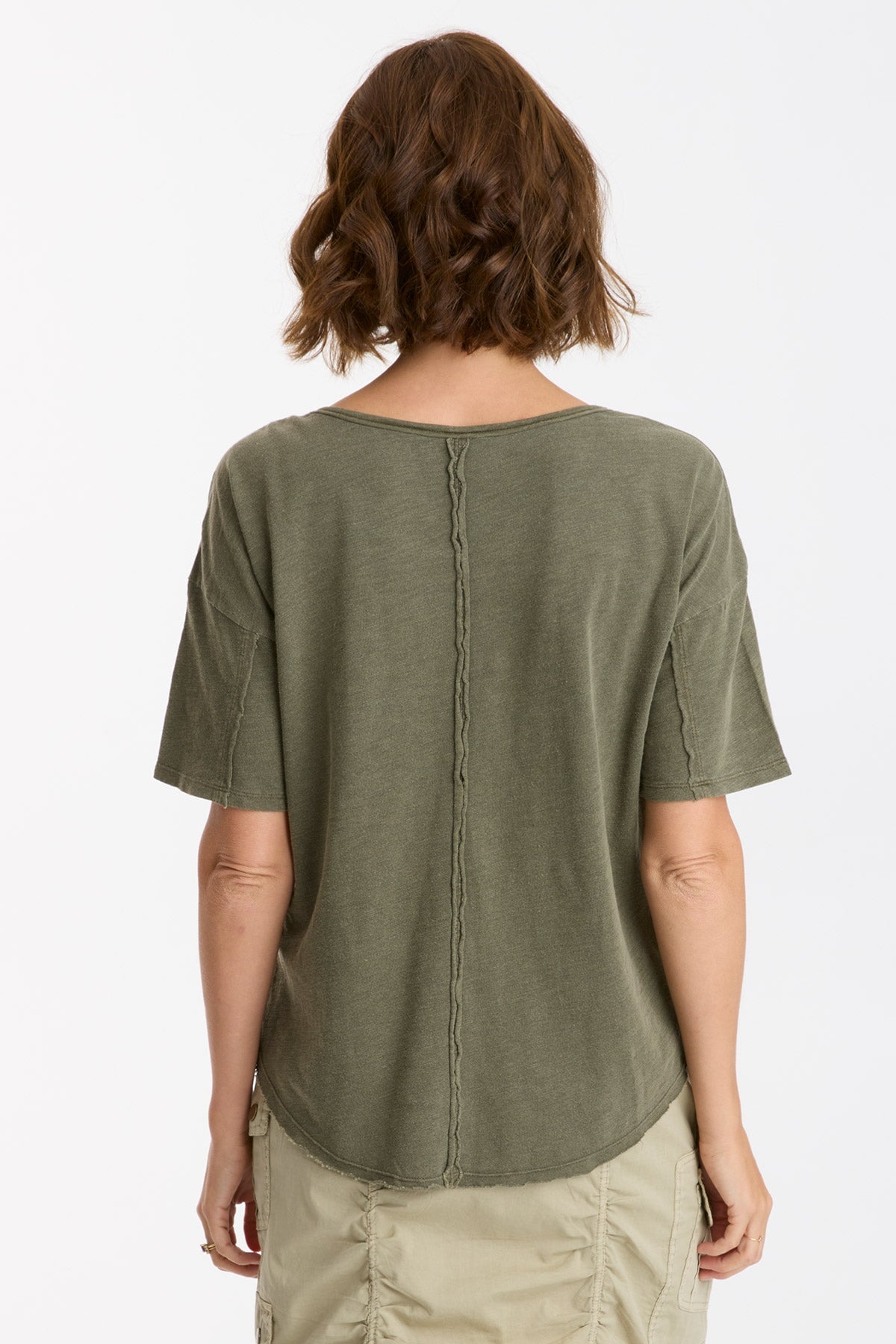 Duvall Tee Kombu Pigment Dyed T-Shirt - Soft Vintage Washed Cotton Crewneck for Men | Casual Wear, Street Style & Everyday Comfort