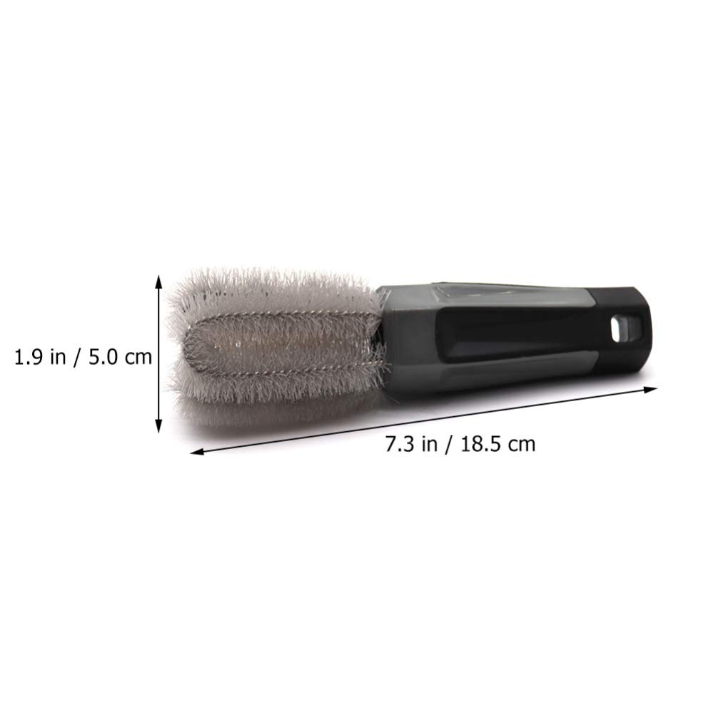 FAVOMOTO 2-Pack Hub Nut Brush & Wheel Cleaner - Bike & Car Detailing Kit for Tires, Rims & Wheels - Perfect for Bicycle Maintenance, Auto Wash & Deep Cleaning - Ideal for Cyclists, Car Enthusiasts & Detailing Professionals