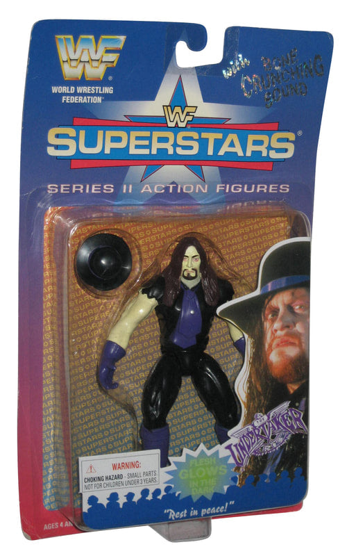 1996 WWF Jakks Pacific Superstars Series 2 Undertaker Action Figure - Vintage Wrestling Collectible Toy for Display & Play - Perfect for WWE Fans, Collectors & Nostalgic Gift Giving