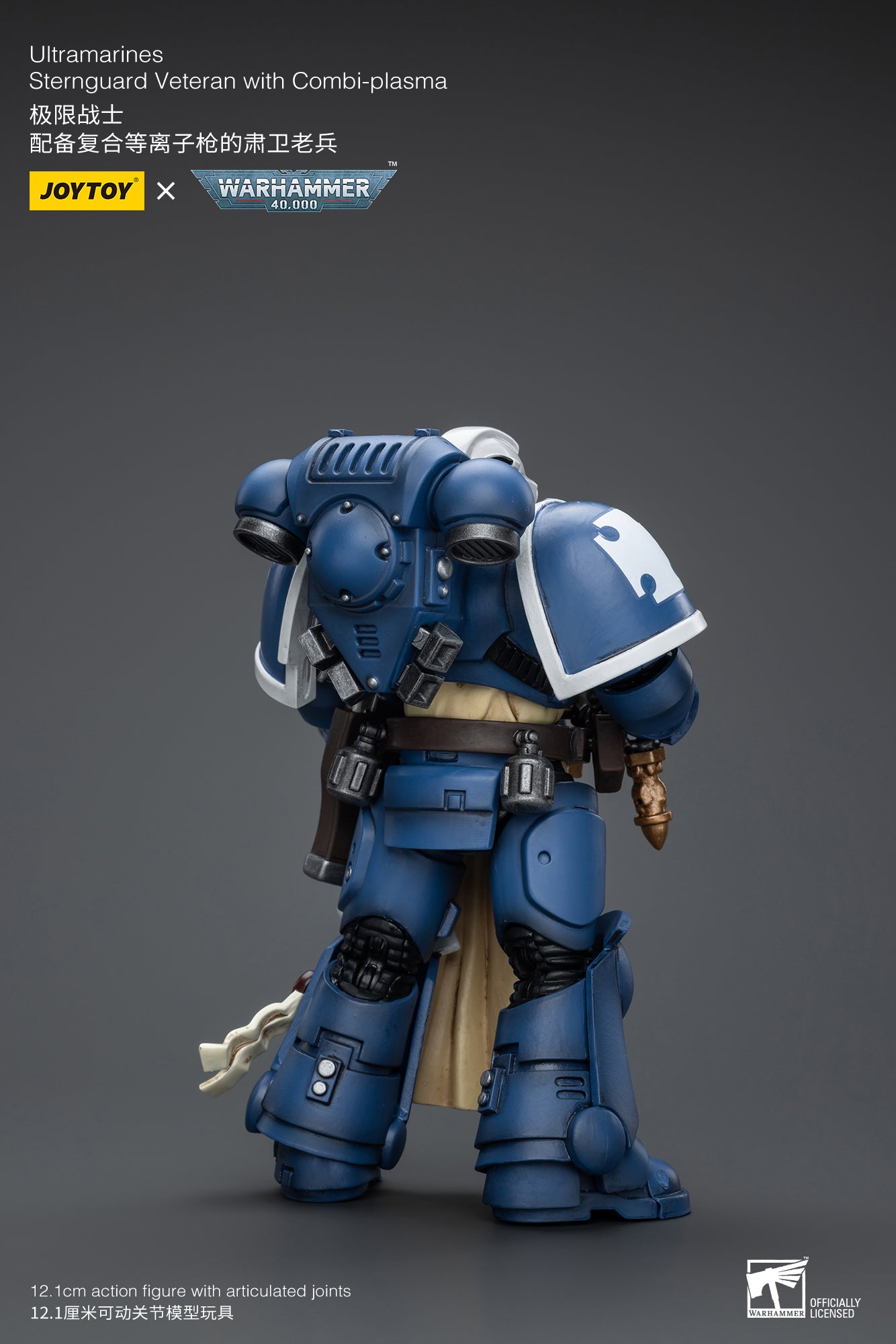 1/18 JOYTOY Warhammer 40K Ultramarines Sternguard Veteran Action Figure - Collectible Miniature for Tabletop Gaming & Display