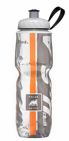 Polar Bottle Team Sport 24oz (710mL) Insulated Water Bottle - BPA Free, Leak Proof, Durable for Cycling, Running, Gym & Outdoor Activities