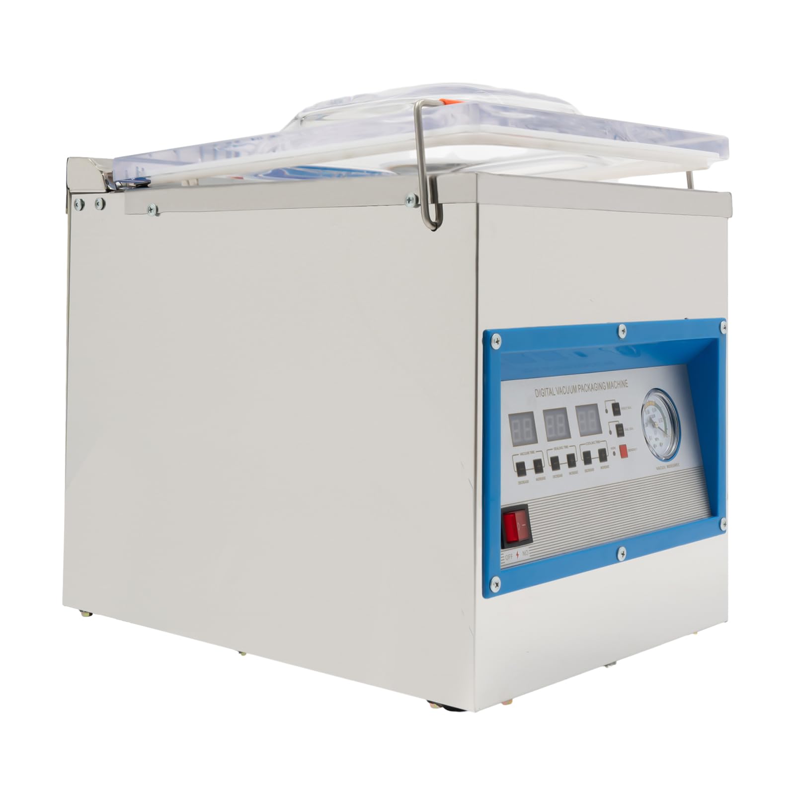 360W Automatic Chamber Vacuum Sealer Machine - Commercial Electric Food Vacuum Packaging System for Meat, Fruit & Long-Term Storage | Perfect for Restaurants, Meal Prep & Home Food Preservation (110V)