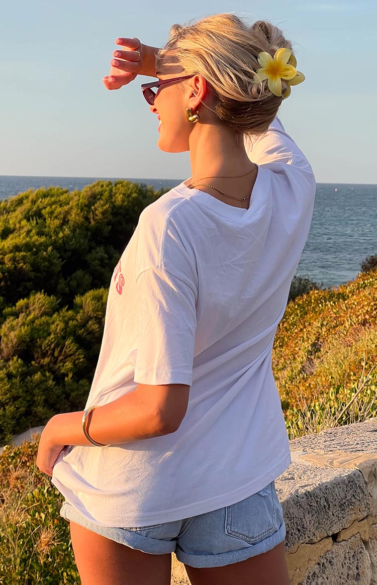 Beginning Paradise Fruits White T-Shirt - Soft Cotton Casual Tee for Women & Men - Perfect for Summer Outfits, Beach Vacations & Everyday Wear