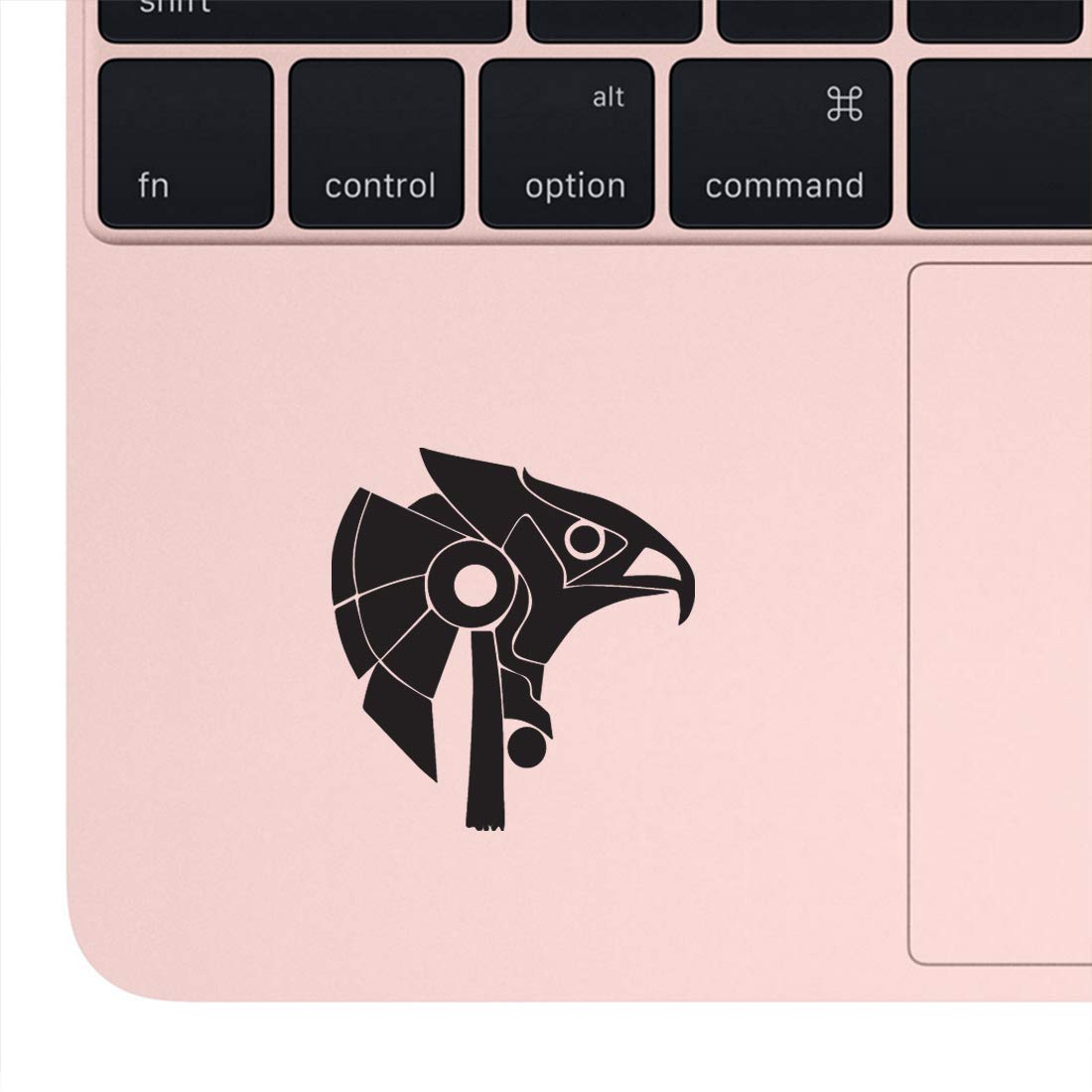 Premium Egyptian Horus Black Vinyl Decal Stickers (Set of 2) - Waterproof Laptop, Phone, Helmet, Car Window, Bumper, Mug, Cup, Door & Wall Decor - Perfect for Home, Office, Vehicle Customization and Gift Giving