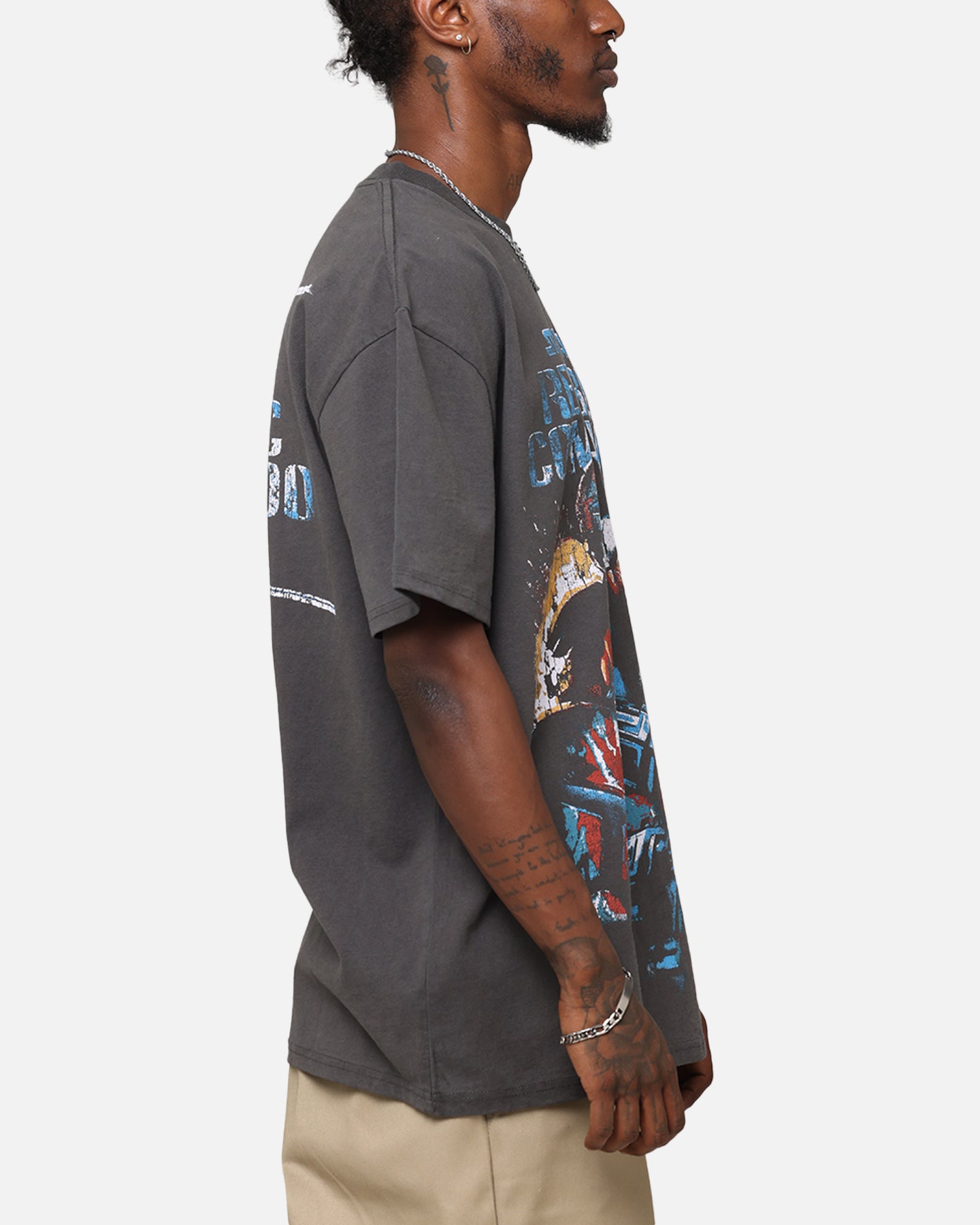 Star Wars Battlefront Republic Commando Heavy Graphic T-Shirt - Black Washed Vintage Style | Gaming Merchandise for Fans & Cosplay Enthusiasts