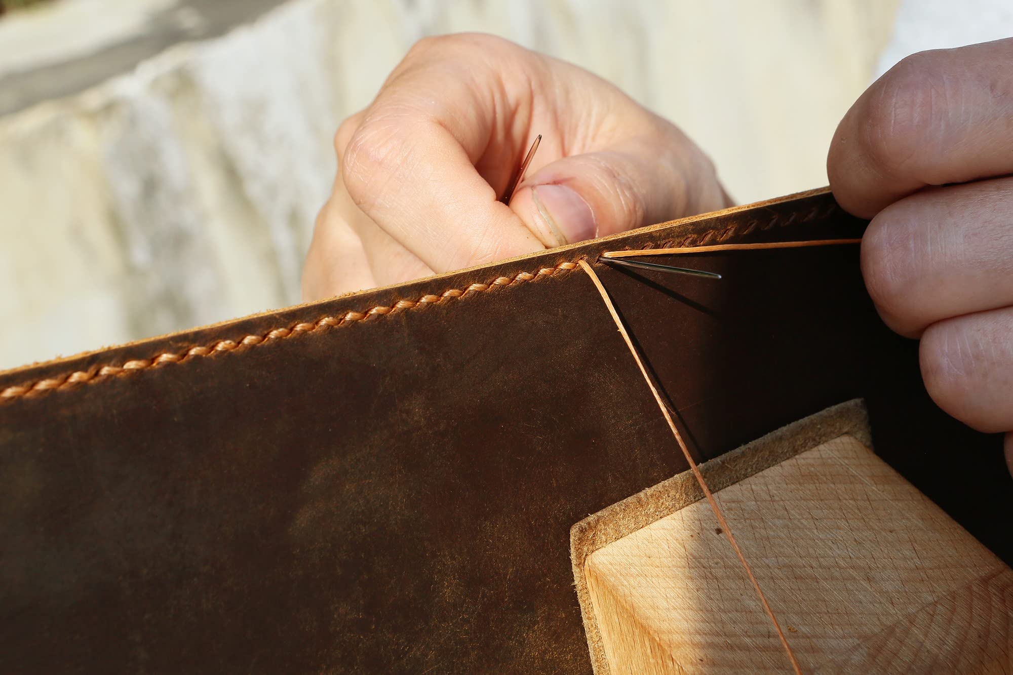 Premium Genuine Leather Case with Pen Holder for reMarkable 2 Tablet - Distressed Folio Organizer Cover | Perfect for Business Meetings, Note-Taking & Digital Planning