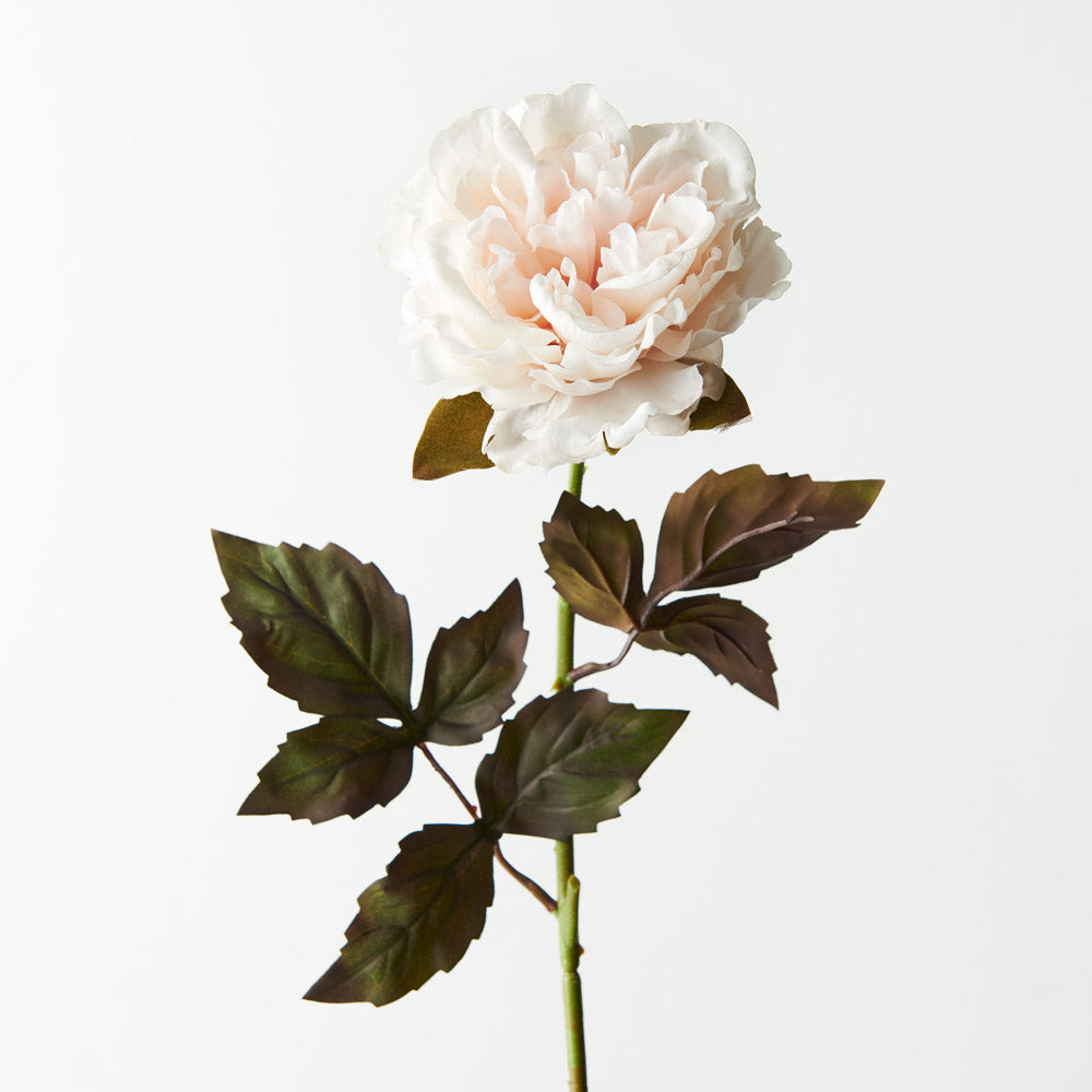Peony Ivory Silk Flower Bouquet - Elegant Artificial Peonies for Home Decor, Wedding Centerpieces, and Event Arrangements