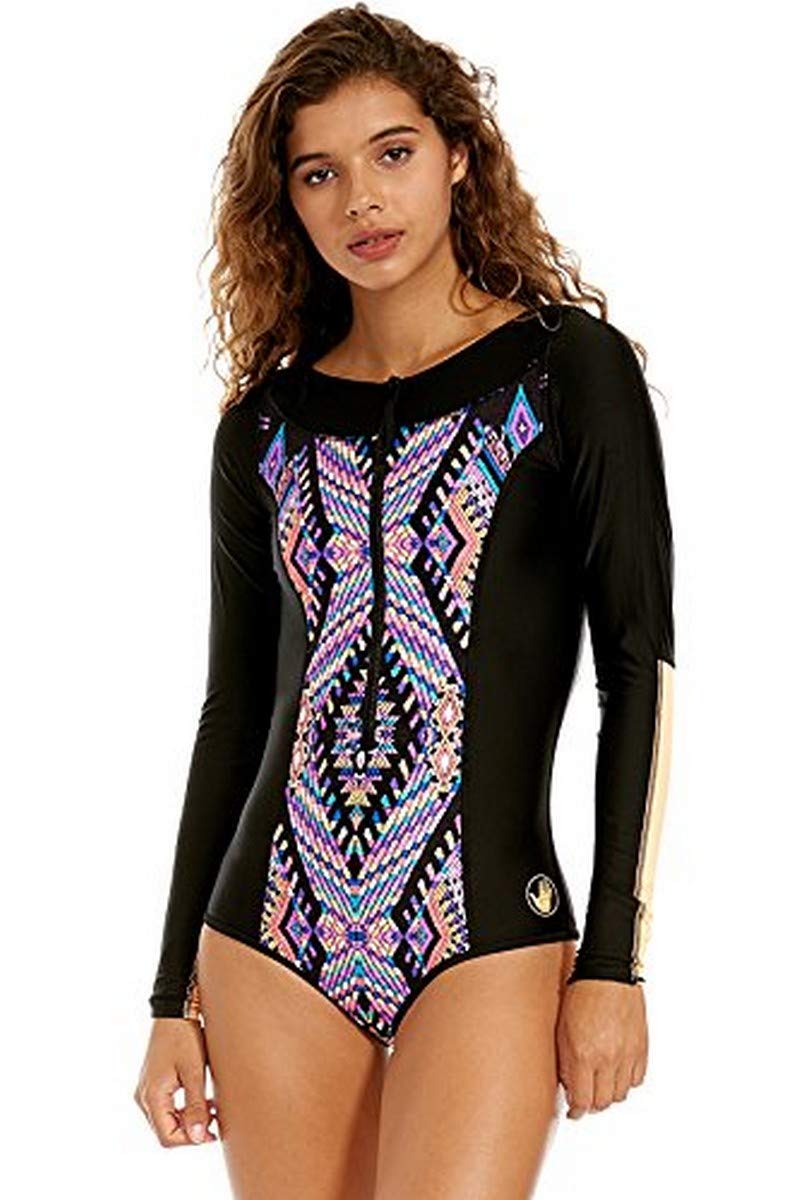 Body Glove Women's Lima Sandbar Rash Guard Swim Shirt - UPF 50+ Sun Protection, Quick-Dry & Breathable for Surfing, Swimming & Beach Activities
