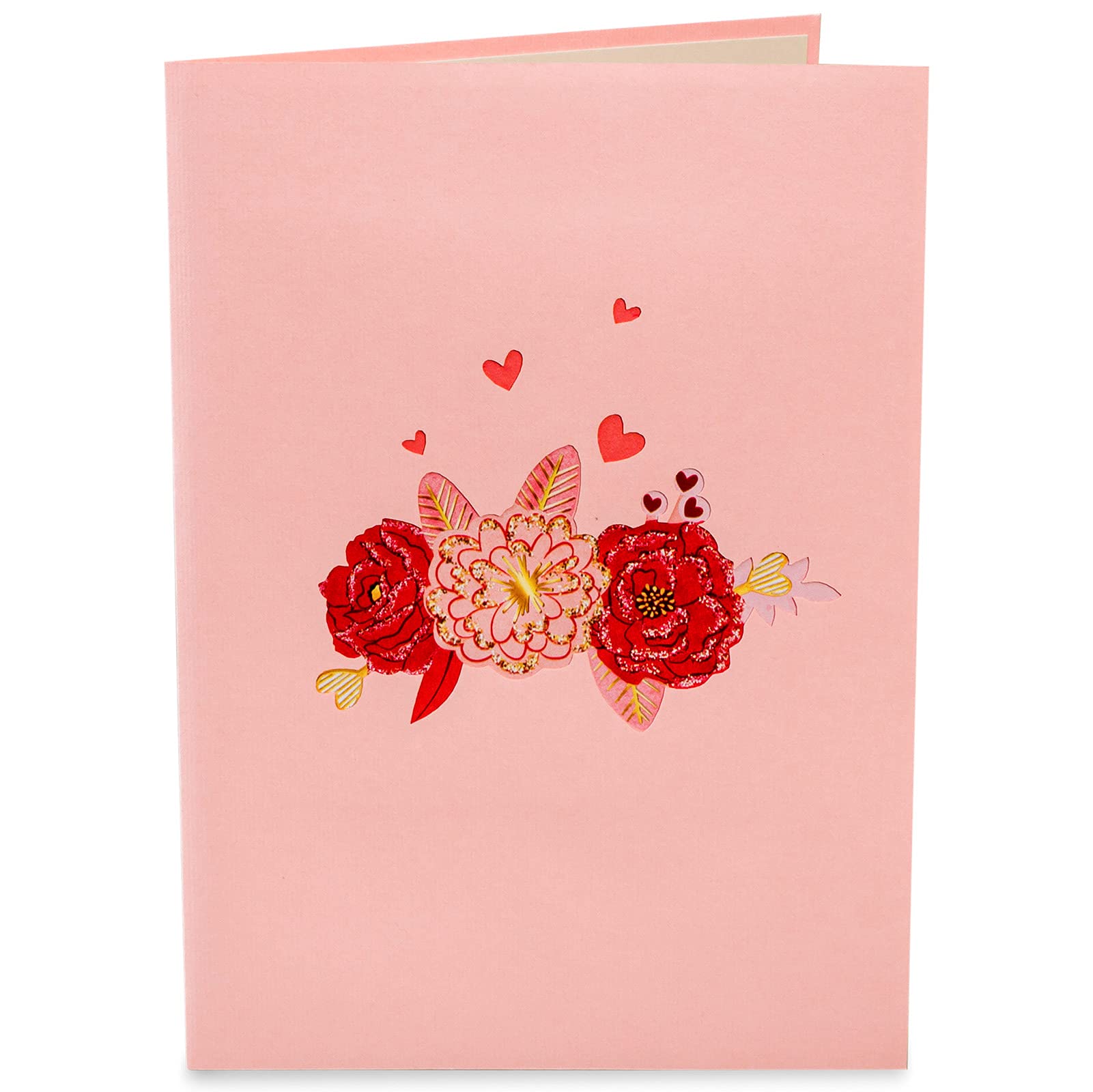3D Floral Letter Pop Up Card - 5