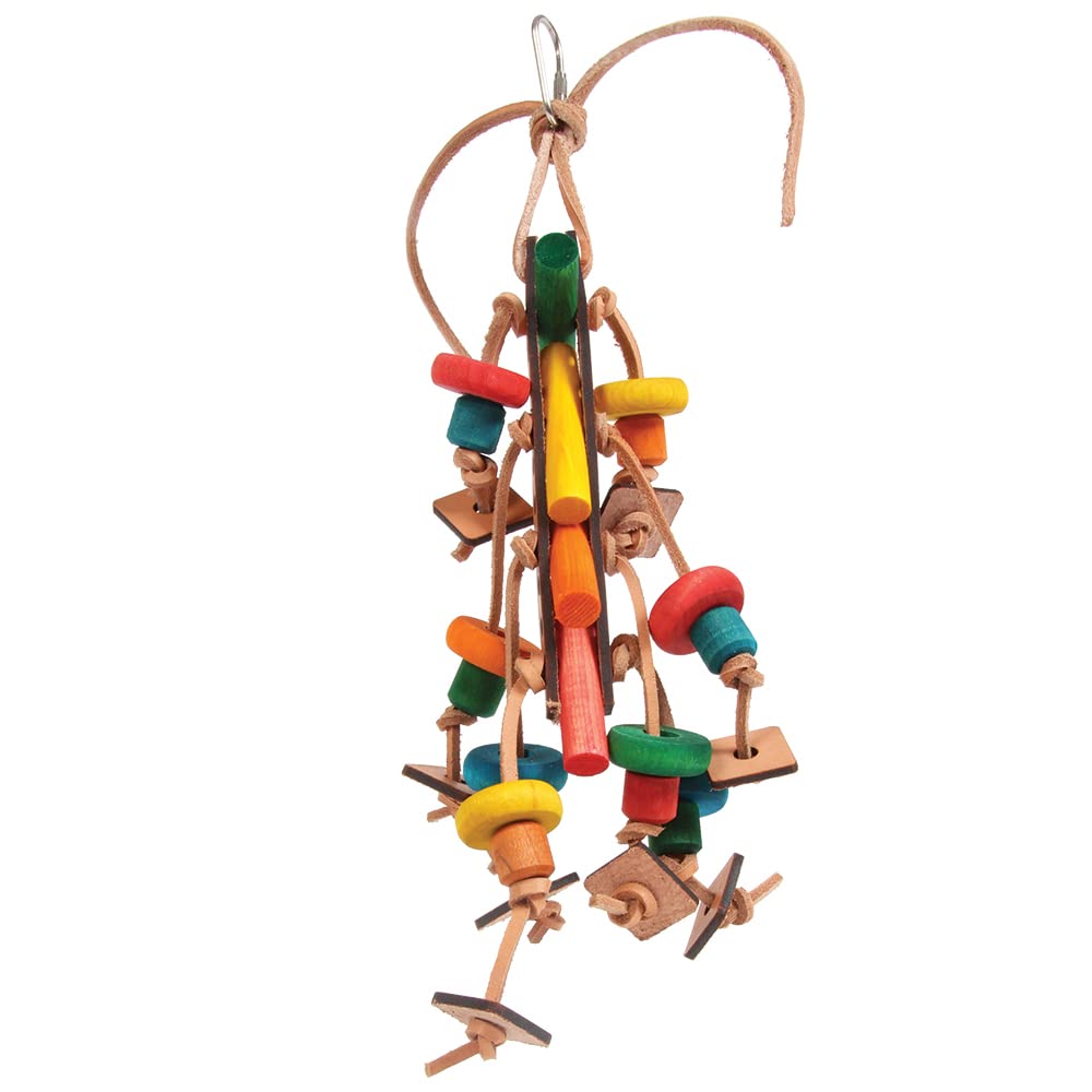 8-Inch Caterpillar Bird Toy - Interactive & Chewable Pet Toy for Parrots, Cockatiels & Small Birds - Perfect for Playtime & Training