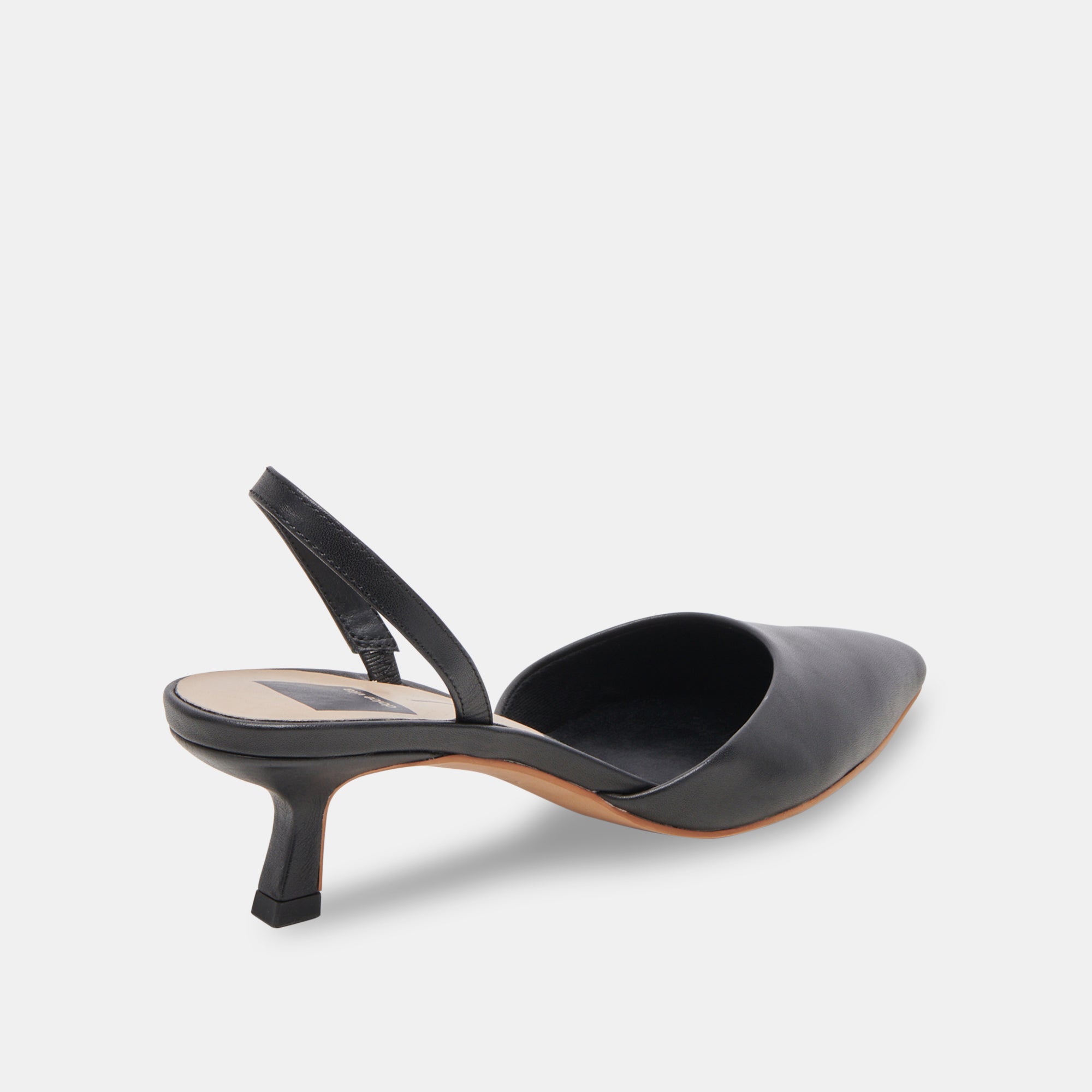 Stylish CORSA Black Leather Heels for Women - Perfect for Parties, Weddings & Evening Events