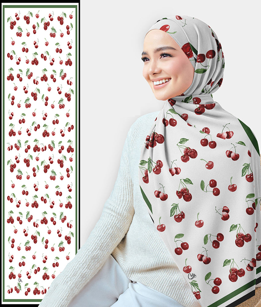 Elegant Nabeeha Printed Chiffon Scarf - Lightweight Rectangular Fashion Accessory for Women | Perfect for Office, Party & Everyday Wear