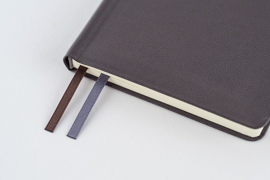 Hobonichi Techo 2025 Planner - Premium Leather Cover, Steel Gray Weeks Hardcover, Weekly Horizontal Layout, English Edition | Perfect for Journaling, Productivity & Time Management