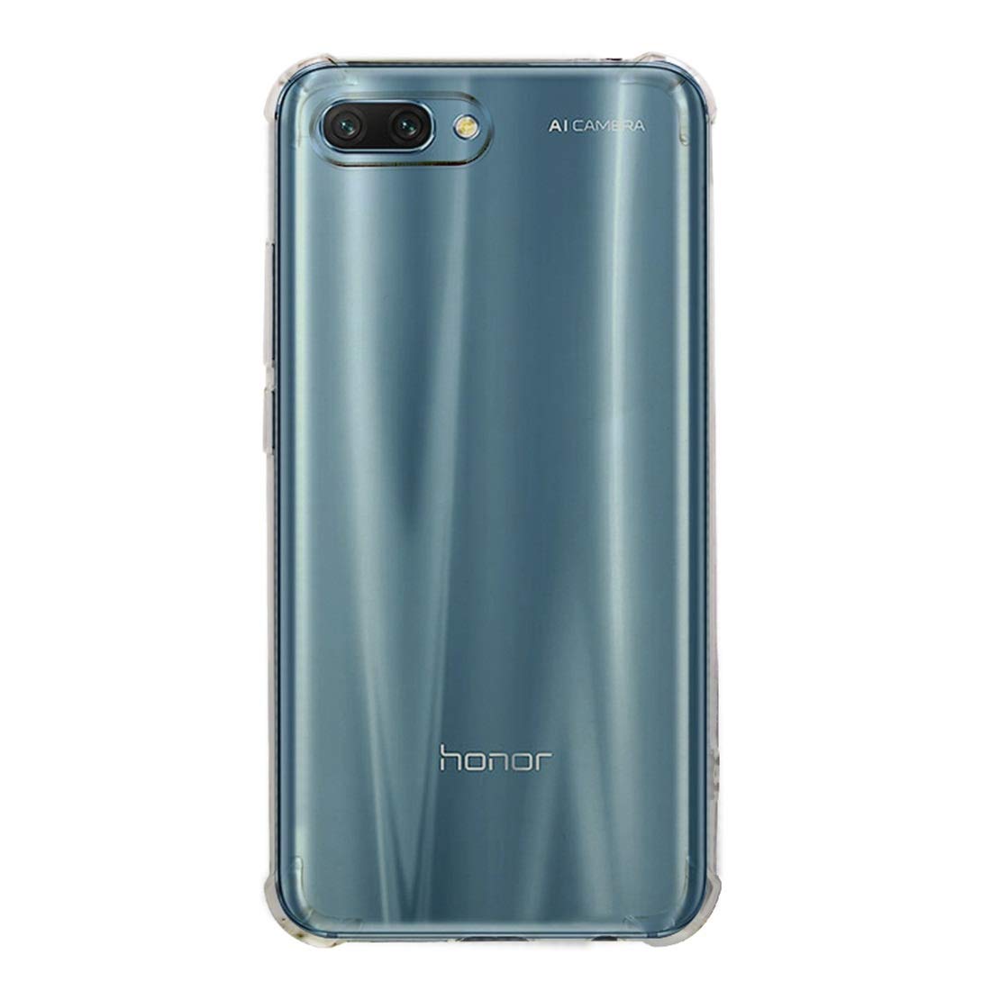 Teng LIN TL Shockproof TPU Protective Case for Huawei Honor 10 - Transparent Durable Phone Cover for Everyday Use and Outdoor Activities