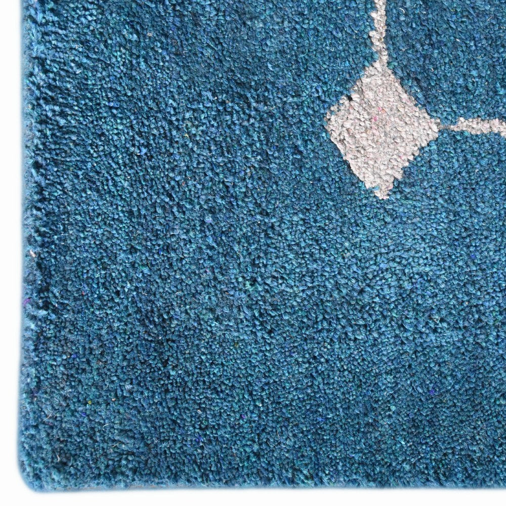 Luxury Hand-Knotted Wool Rug - Soft & Durable for Living Room, Bedroom, or Office Decor | Eco-Friendly & Non-Slip