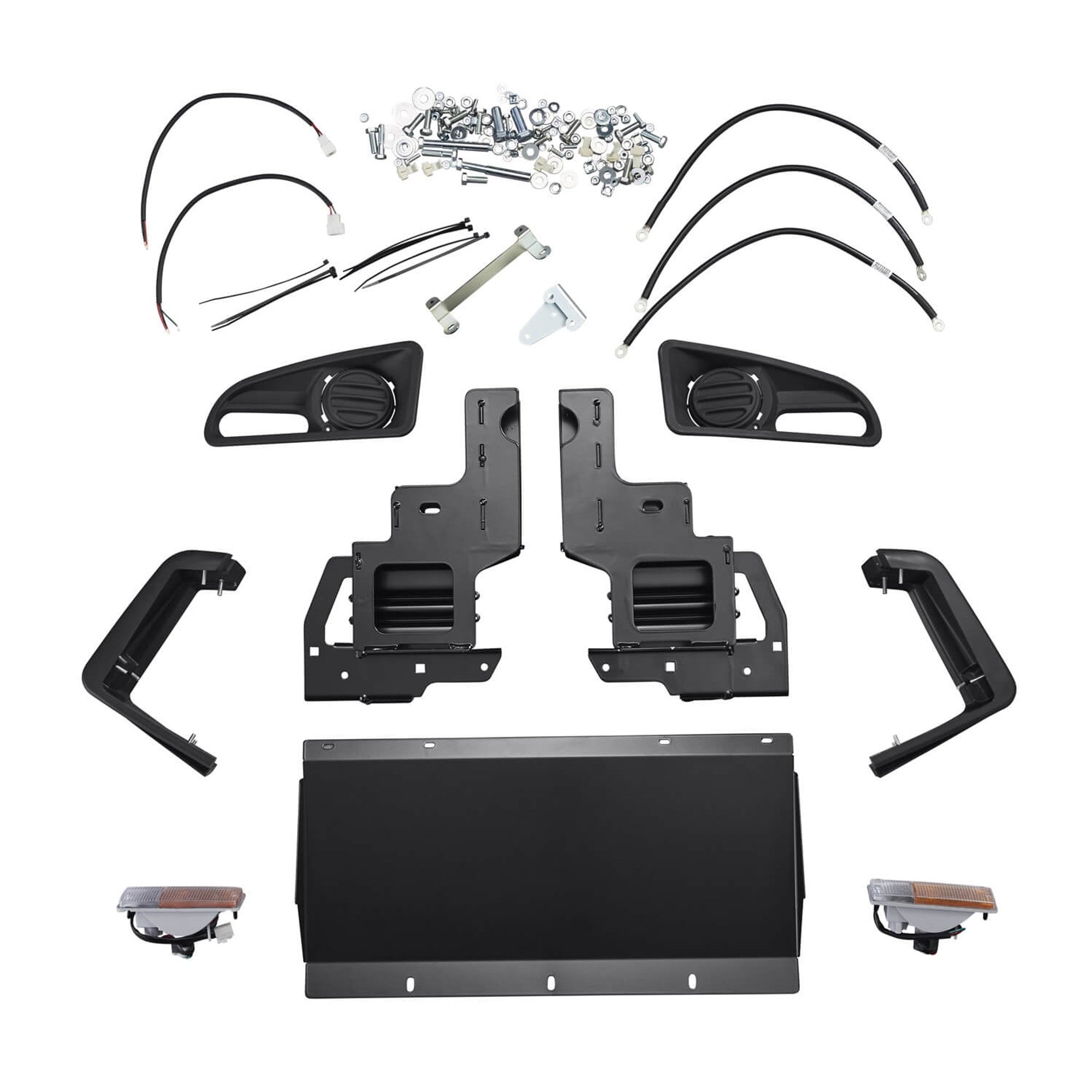 03-07 Toyota Land Cruiser Deluxe Front Bumper Replacement - Heavy Duty Steel Off-Road Bumper for Adventure & Rock Crawling