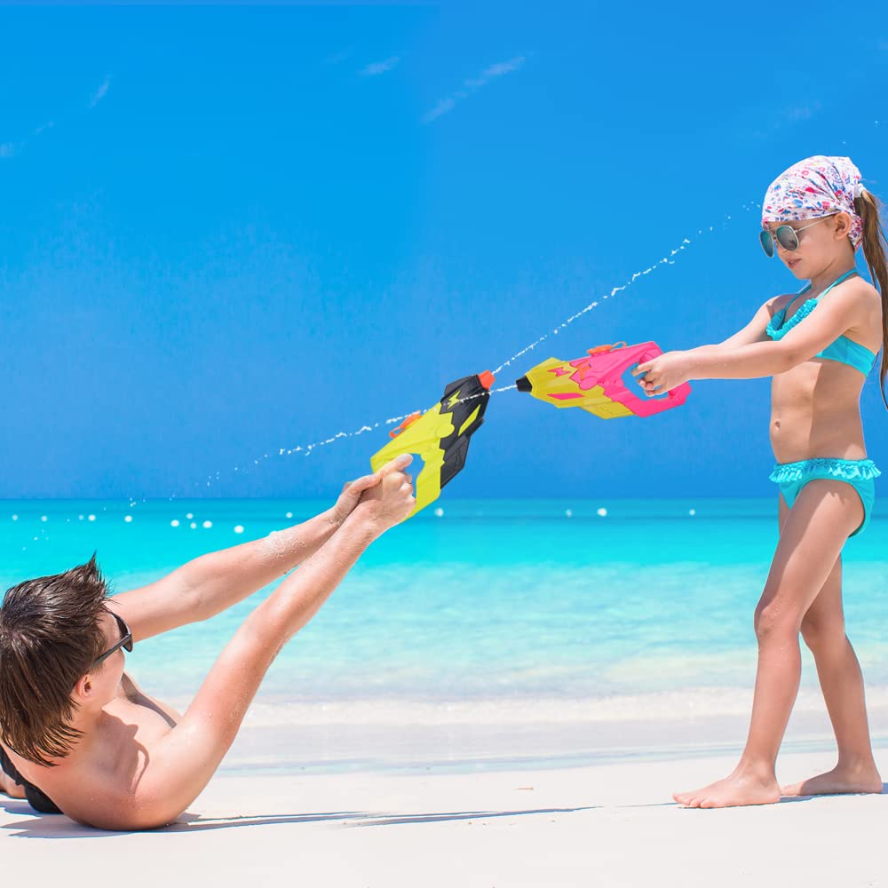 ArtCreativity 3-Pack Water Blasters for Kids - Colorful Pool & Beach Toys