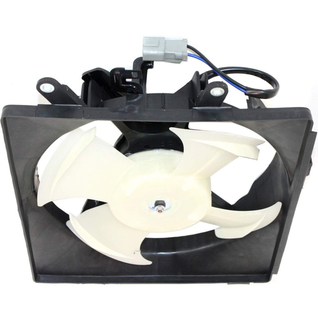 2001-2005 Honda Civic AC Condenser Fan Assembly - Single Fan Replacement for HO3113114 & 38616PMMA01 | Perfect for Cooling System Repair & Summer AC Maintenance