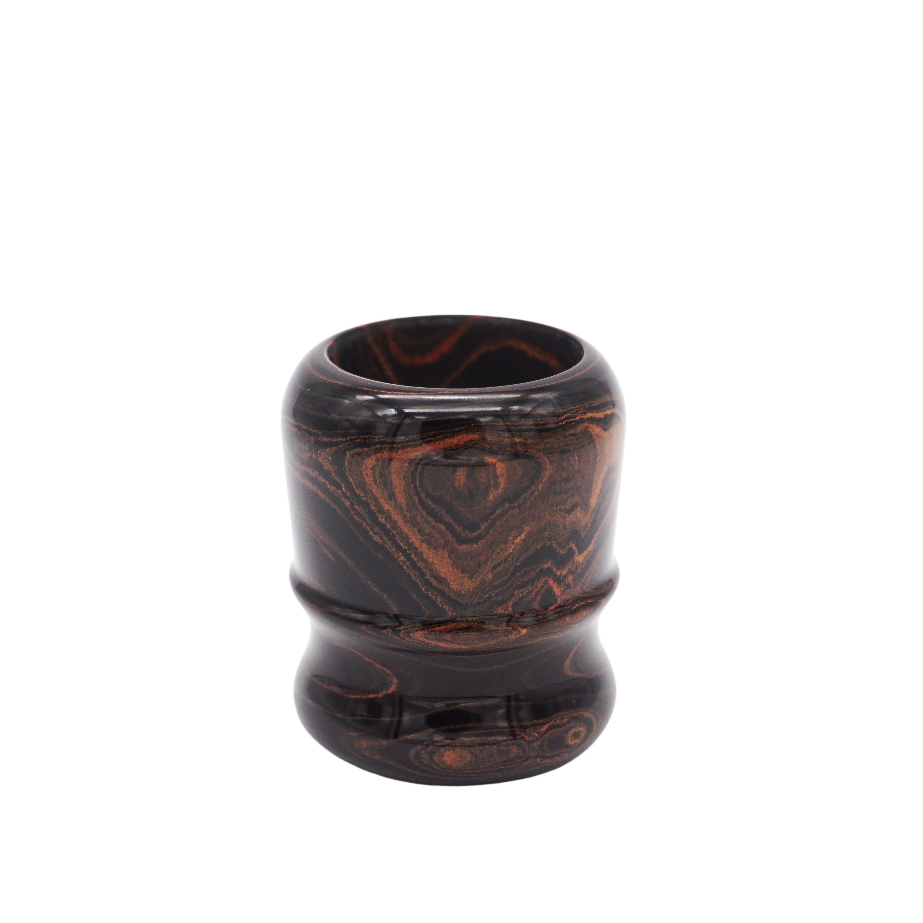 Premium Handmade Honey Ebonite Shaving Brush Handle - Compatible with 24mm & 26mm Knots - Perfect for Wet Shaving & Barber Shop Use