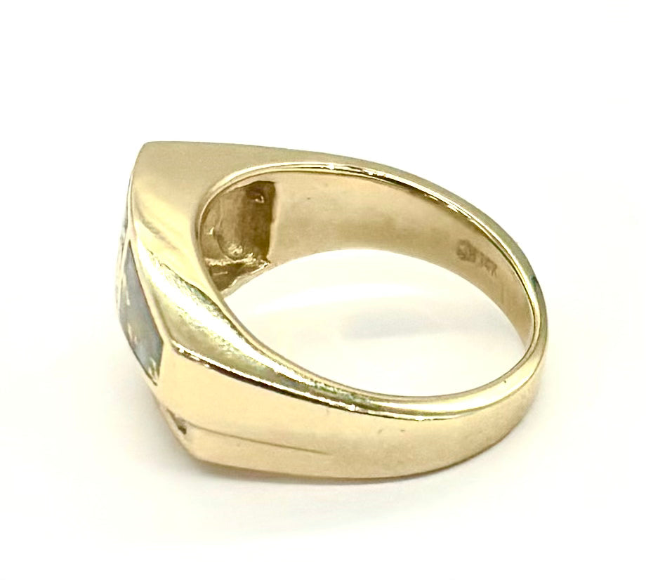 14K Gold Quartz and Diamond Ring for Women - Elegant Wedding, Engagement, Anniversary Jewelry Gift - Perfect for Special Occasions & Everyday Wear