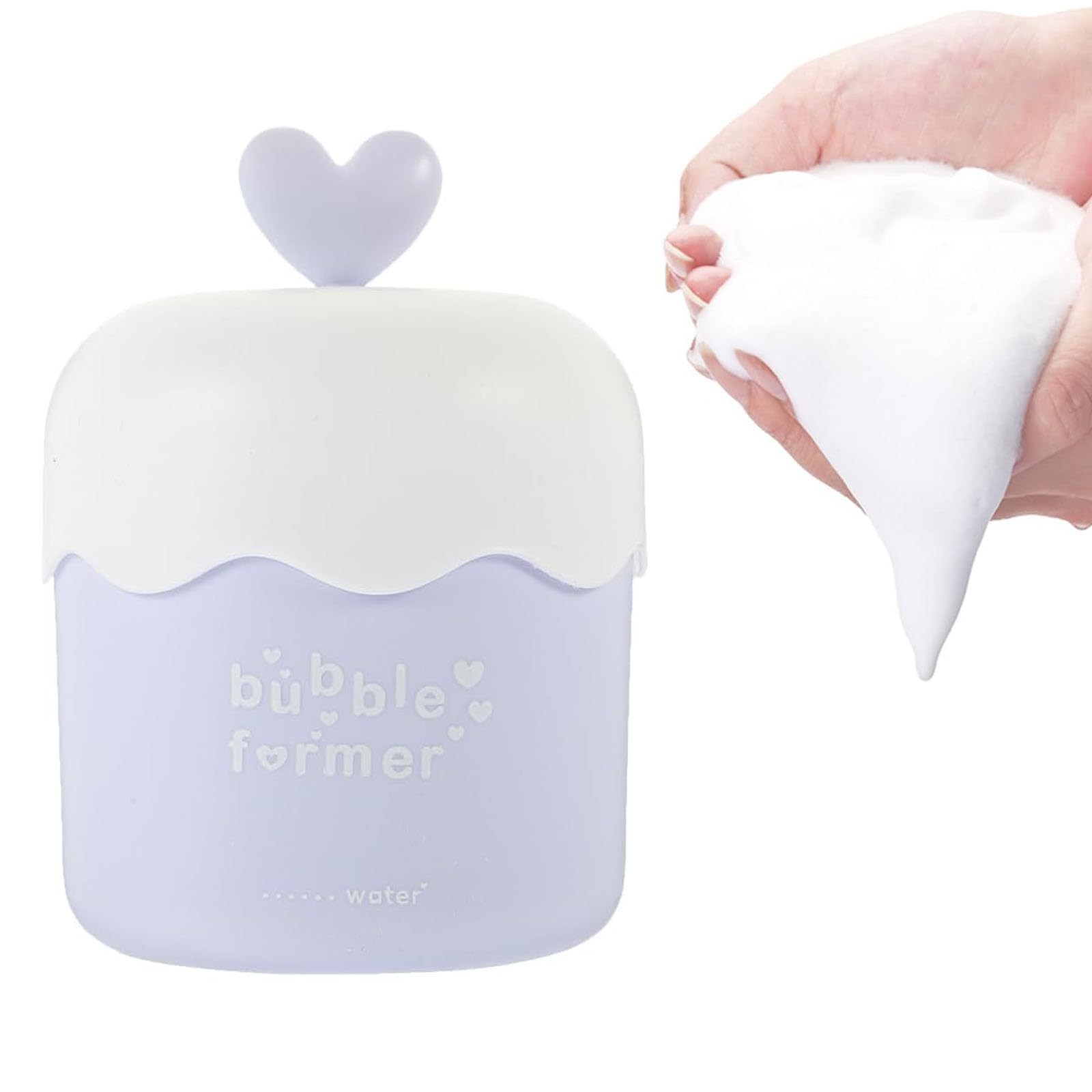Beavorty Facial Foam Maker - Rich Lather Bubble Foamer Cup for Deep Cleansing | Plastic Skincare Tool for Face Wash | Perfect for Daily Skincare Routine & Spa Days at Home
