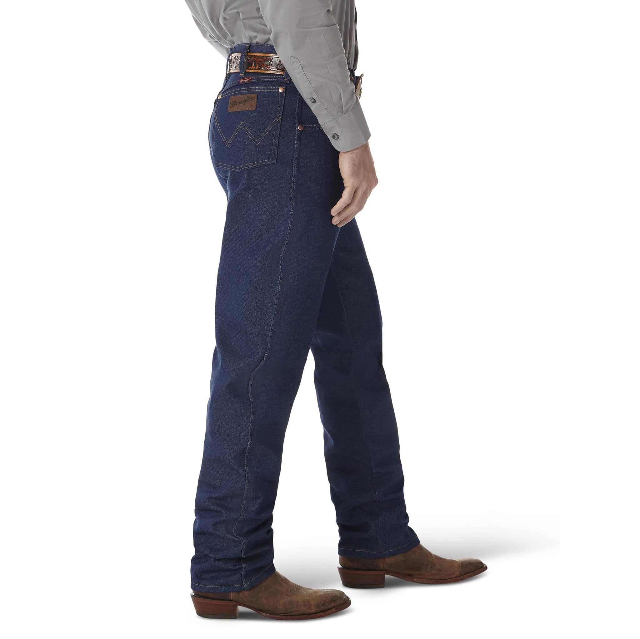 Wrangler Men's Cowboy Cut Relaxed Fit Jeans - Classic Denim Pants for Western Style & Comfort | Perfect for Ranch Work, Rodeo & Casual Wear