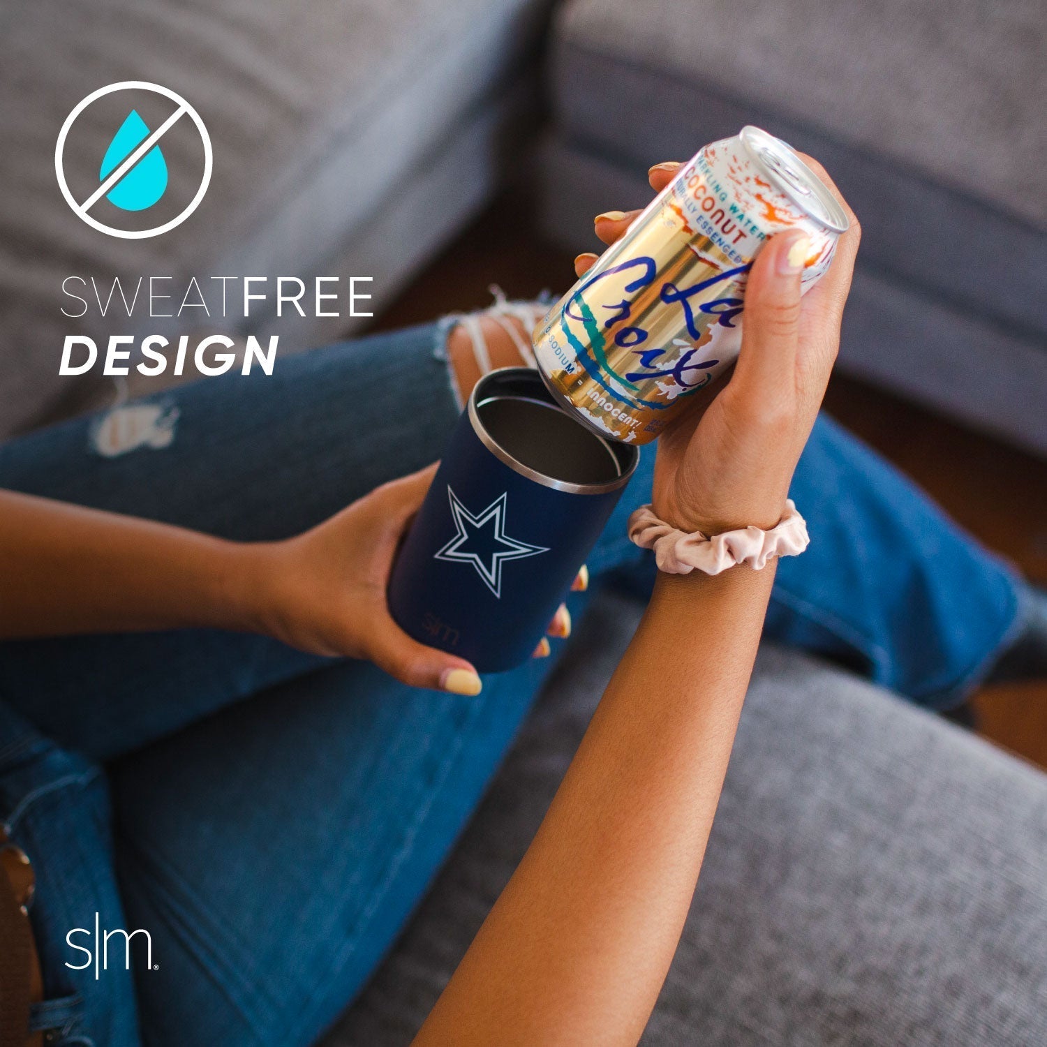 NFL Team Logo Insulated Can Cooler - Keep Drinks Cold for Hours | Perfect for Tailgating, BBQs & Game Day Parties