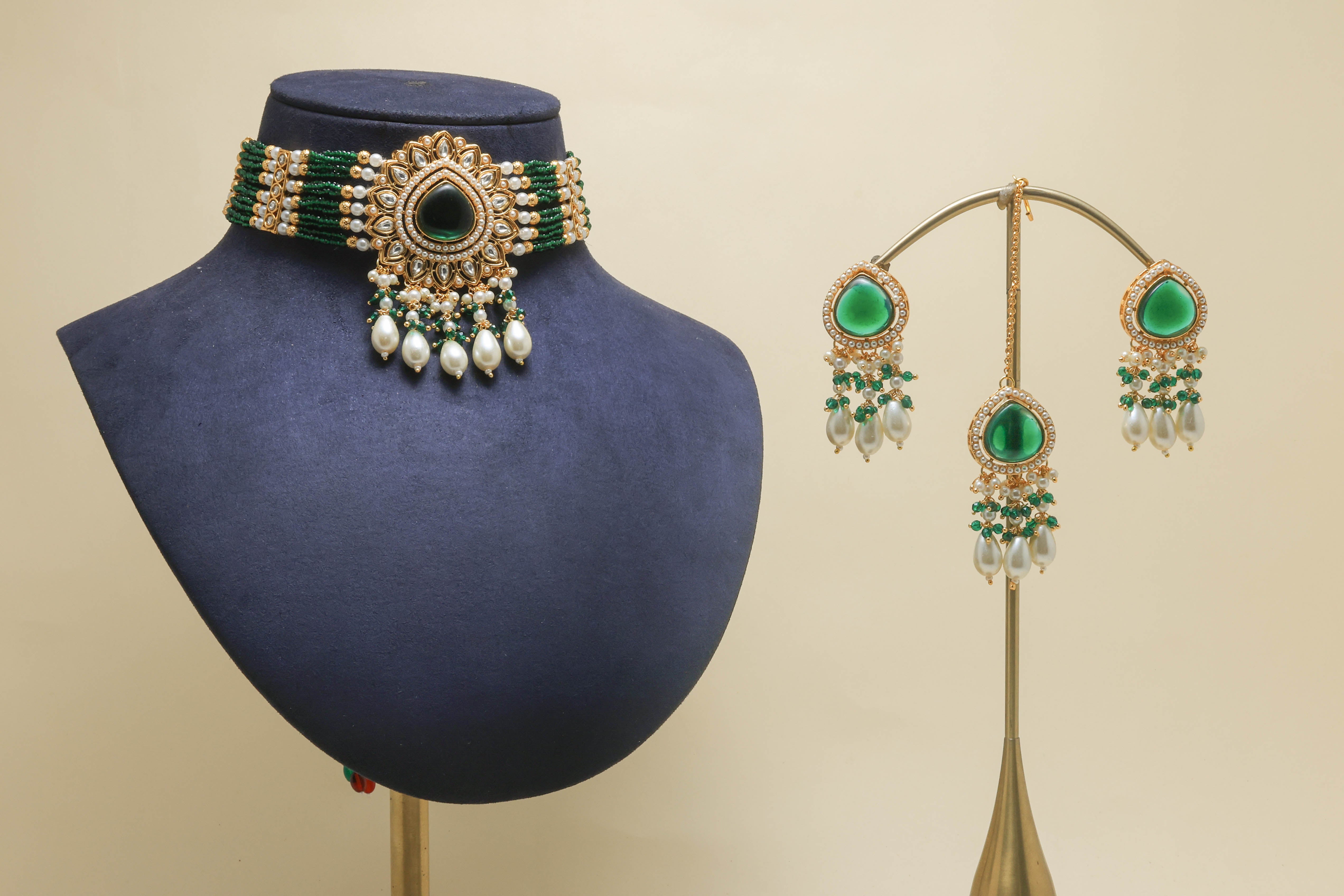 VARIKA STONE Full Set - Natural Gemstone Jewelry Collection for Women | Perfect for Gifts, Parties & Everyday Wear