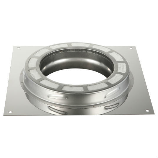 AllFuelHST Anchor Plate for 6-Inch Inner Diameter Chimney Pipe - Secure Chimney Support for Wood Stove, Fireplace & Heating Systems (Outdoor/Indoor Use)