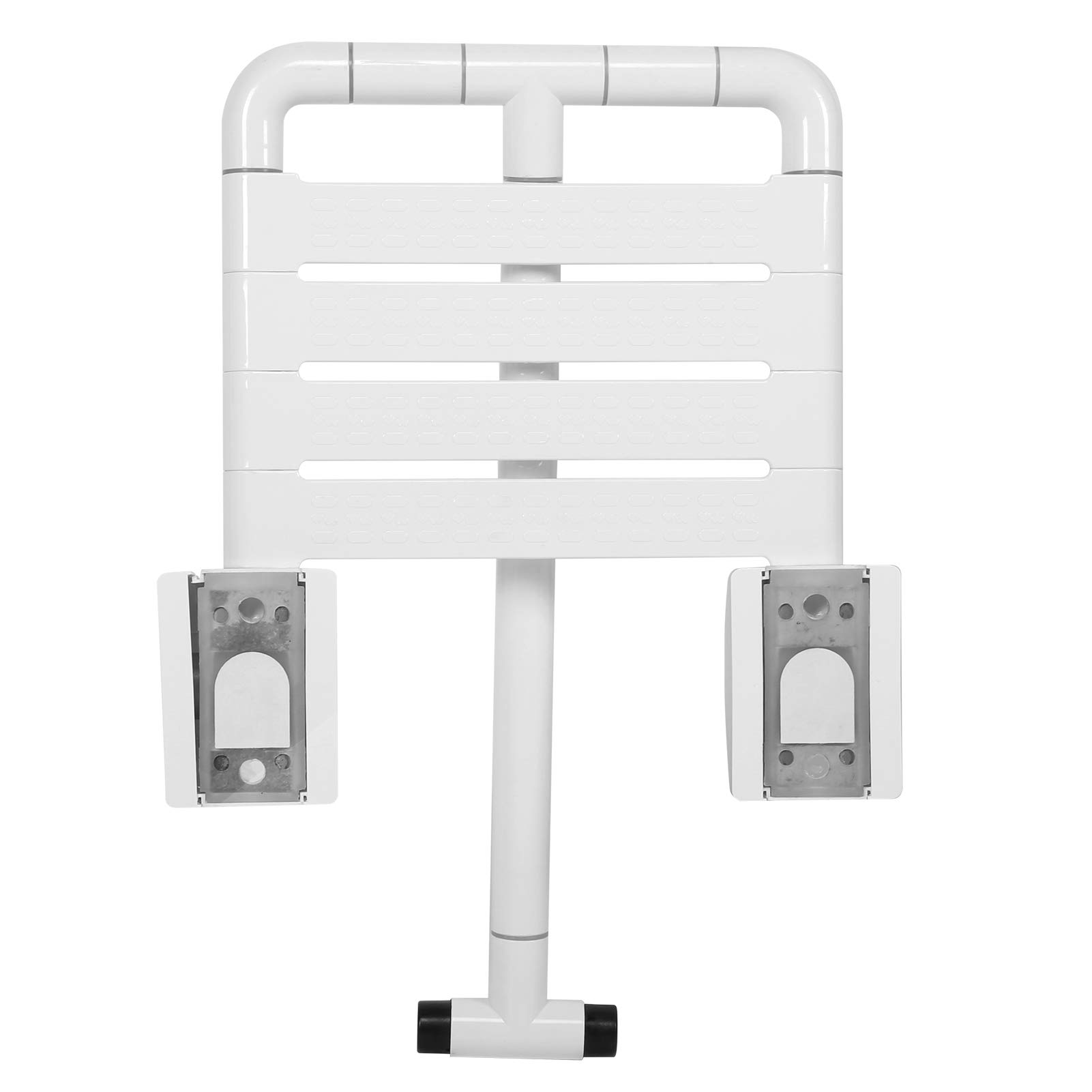 Foldable Wall-Mounted Shower Seat - Adjustable Bathroom Stool for Elderly & Disabled, Non-Slip Shower Chair with Backrest - Ideal for Safe Bathing & Shower Accessibility