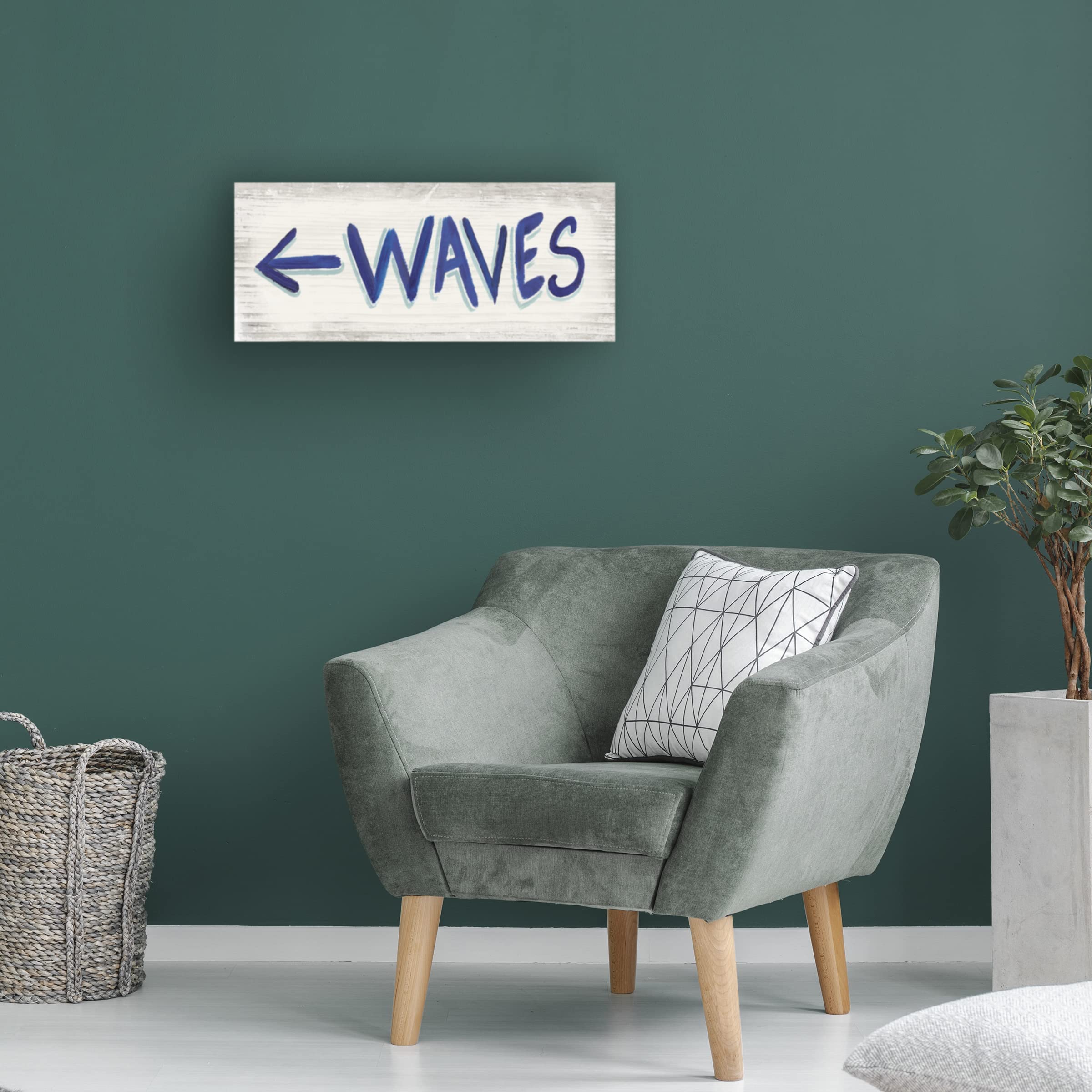 Trademark Fine Art 'Beach Time IX' Canvas Wall Art by James Wiens - Coastal Decor for Living Room, Bedroom & Office