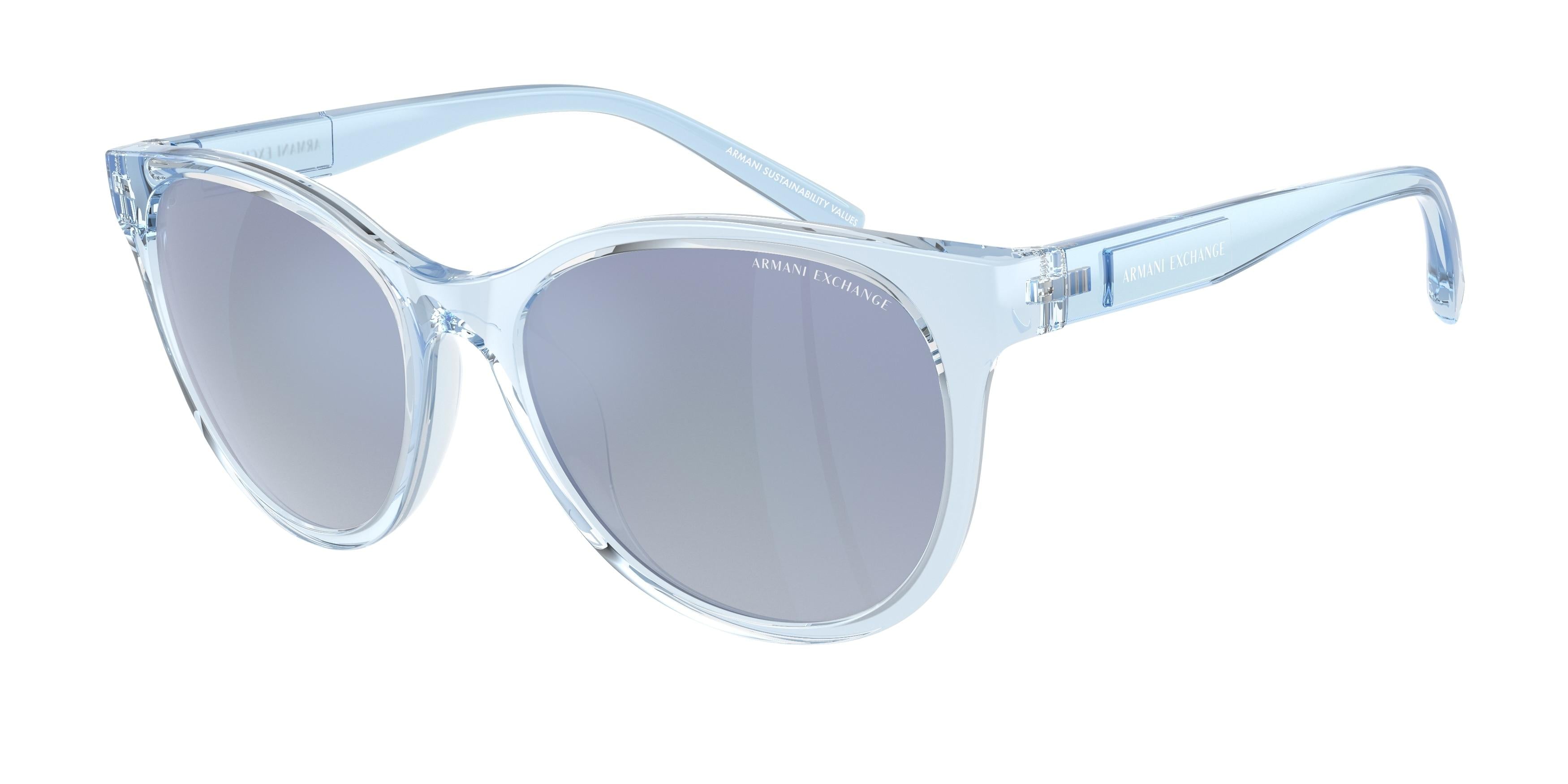 Armani Exchange 4144SU Polarized Sunglasses for Men & Women - UV Protection, Fashionable Aviator Style - Perfect for Driving, Beach & Outdoor Activities