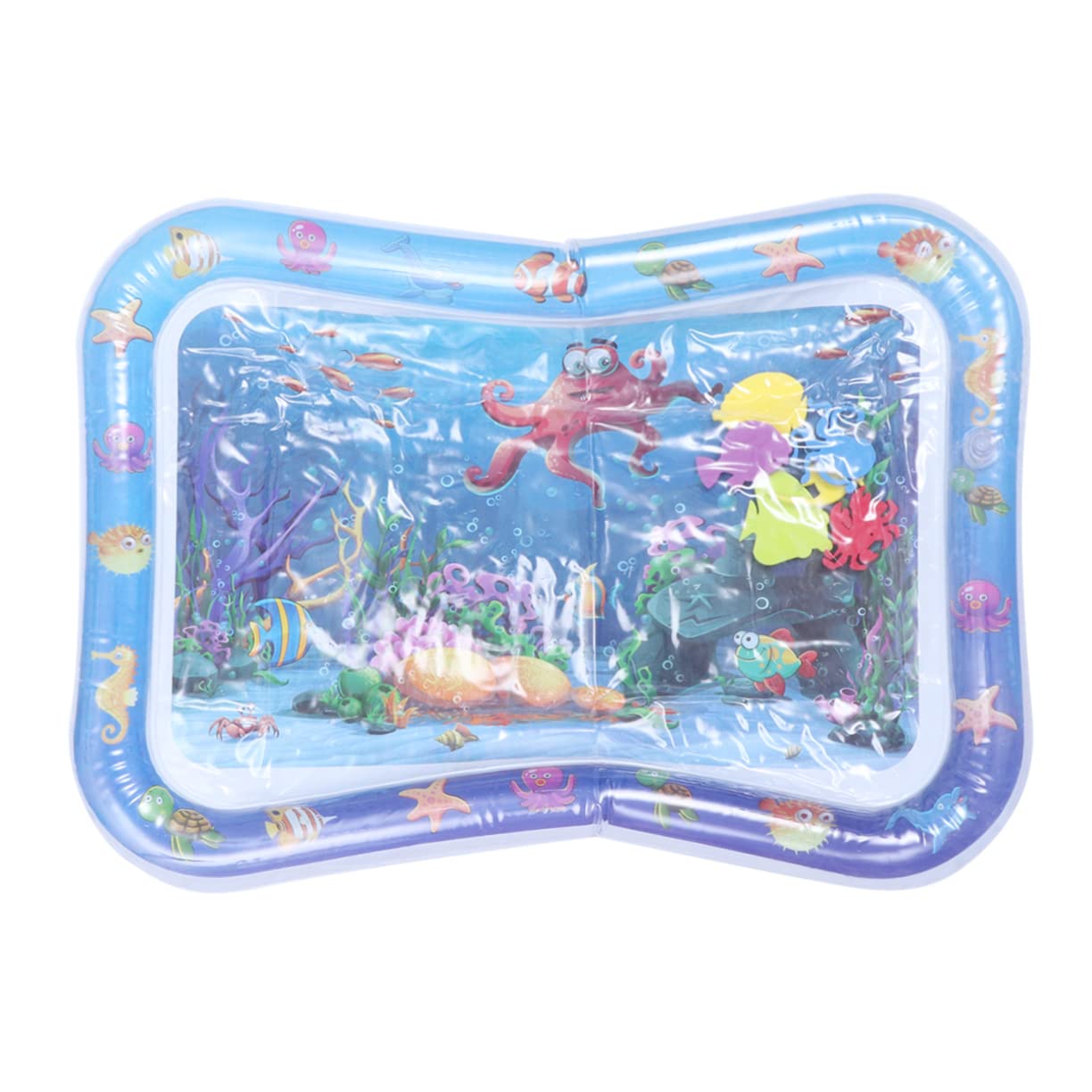 KOMBIUDA Octopus Design Baby Play Mat - Inflatable Water Play & Crawling Mat for Sensory Stimulation | Leakproof, Non-Toxic & Durable | Perfect for Indoor/Outdoor Playtime, Tummy Time & Early Learning Activities
