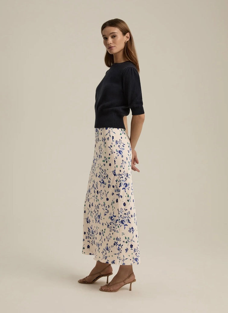 Pretty in Pink Floral Skirt for Women - Elegant Summer Dress for Casual Outings, Beach Vacations & Date Nights