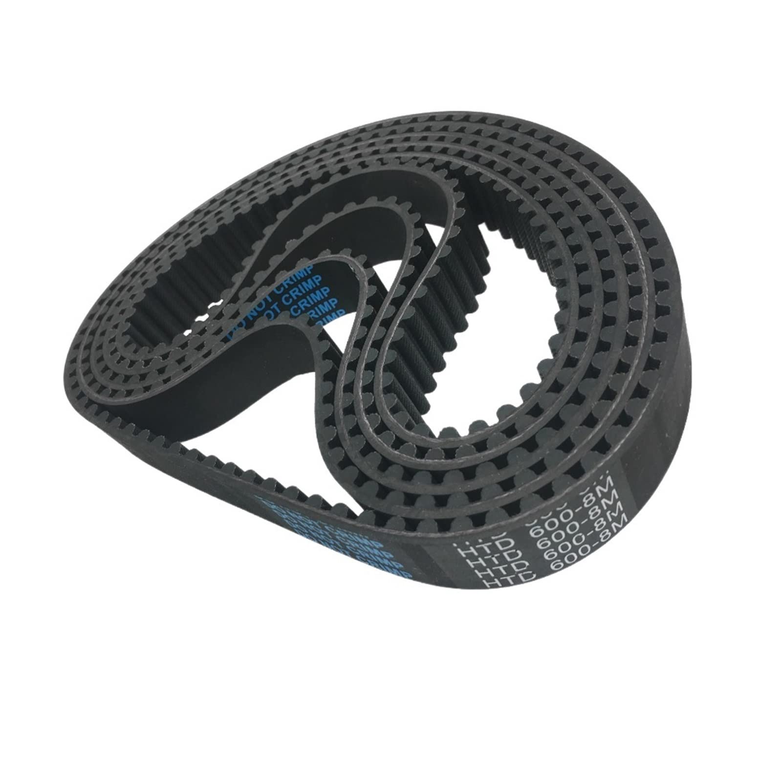 TCHAO3D 10Pcs HTD8M Rubber Synchronous Belts - 576/584/592/600/608 Arc Tooth Industrial Transmission Belts (20mm/30mm/40mm Width, 600mm Length, 50mm Width) - Perfect for 3D Printers, CNC Machines & Industrial Equipment