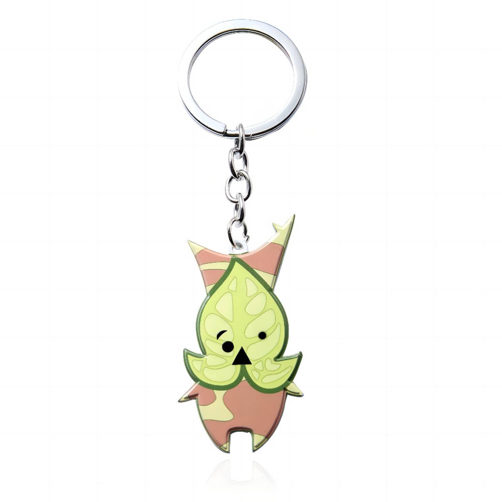 SONGCHANG JEWELRY The Legend of Zelda BOTW Korok Keychain Pendant - Breath of the Wild Game Character Keyring - Anime Cosplay Jewelry Gift for Men & Women - Perfect for Gaming Fans, Cosplay Events & Zelda Collectors
