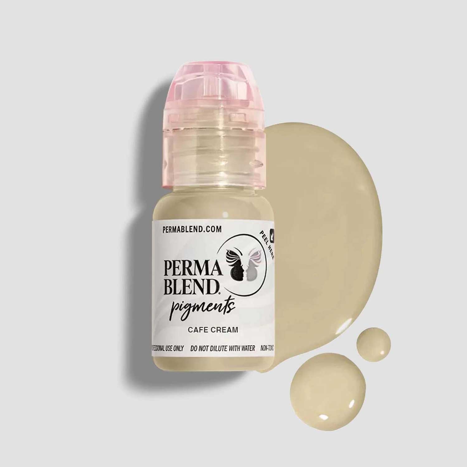 Permablend Cafe Cream Pigment - Professional Tattoo Ink for Artists | Perfect for Realism, Shading & Permanent Makeup