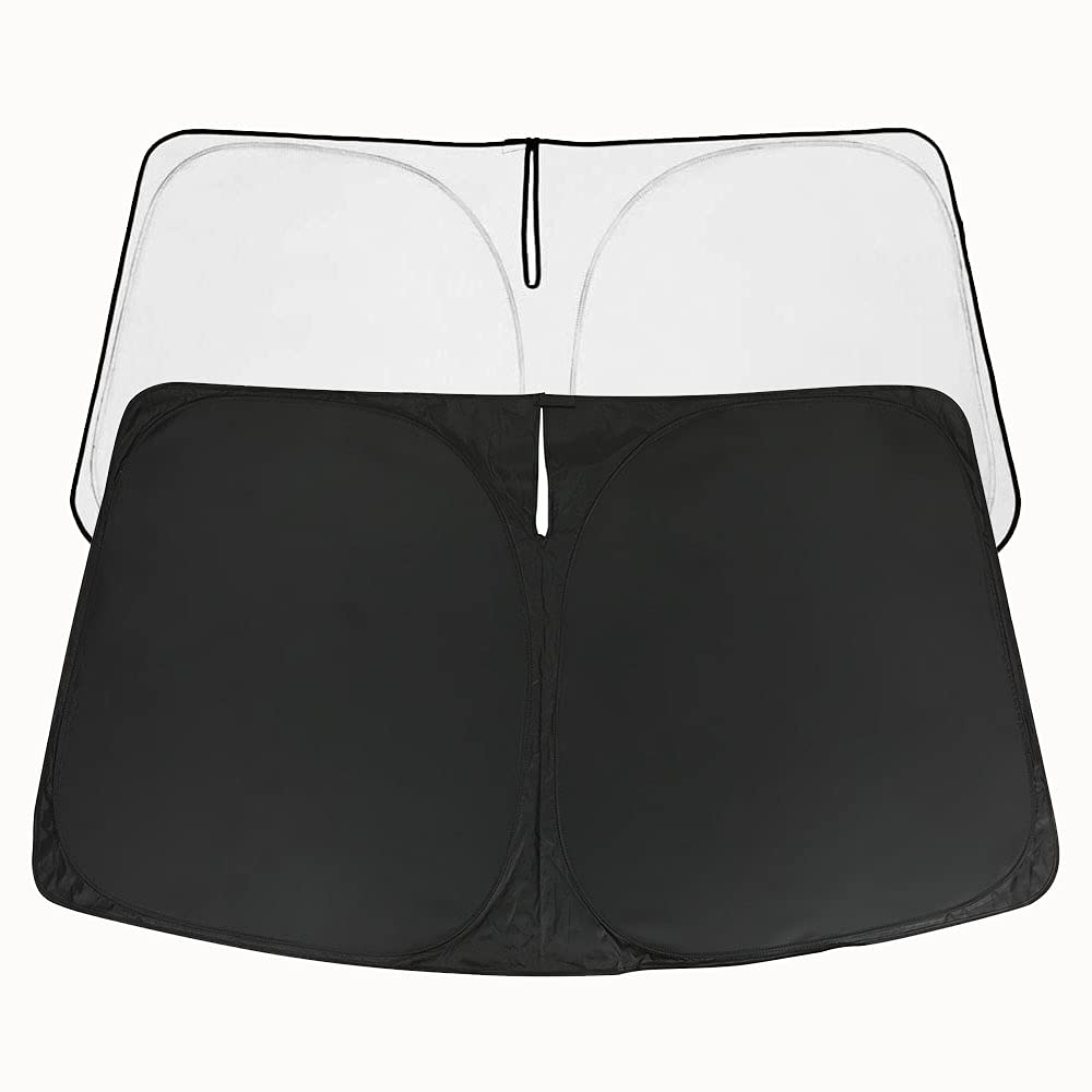 D-Lumina Foldable Windshield Sunshade for 2022-2025 Jeep Grand Cherokee (Excludes Grand Cherokee L & Cherokee) - UV Protection Car Sun Shade | Perfect for Parking, Travel & Hot Weather Protection