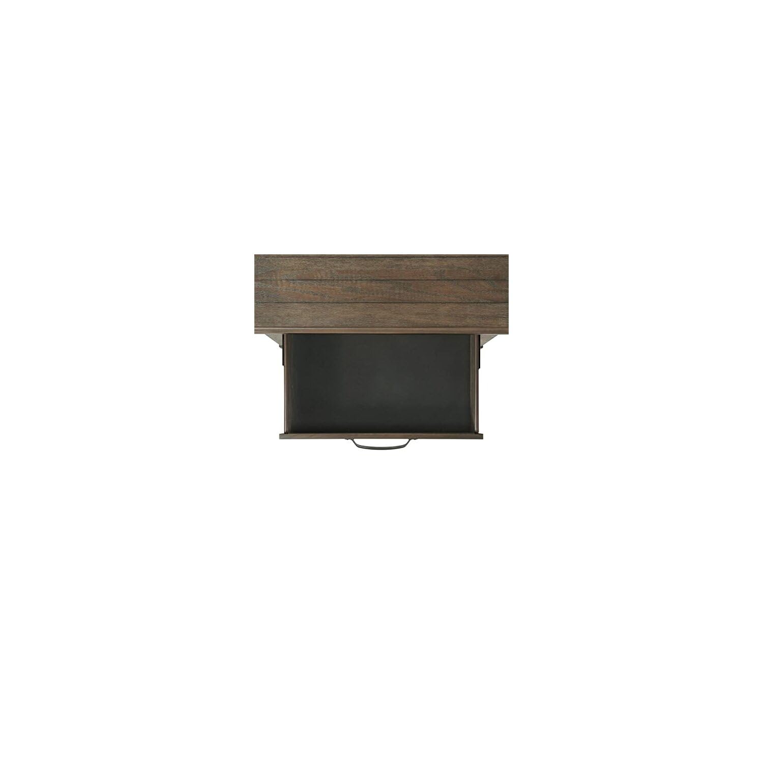Picket House Furnishings Jack 2-Drawer Nightstand with USB Charging Ports - Distressed Walnut Finish Bedside Table for Bedroom, Living Room & Guest Room