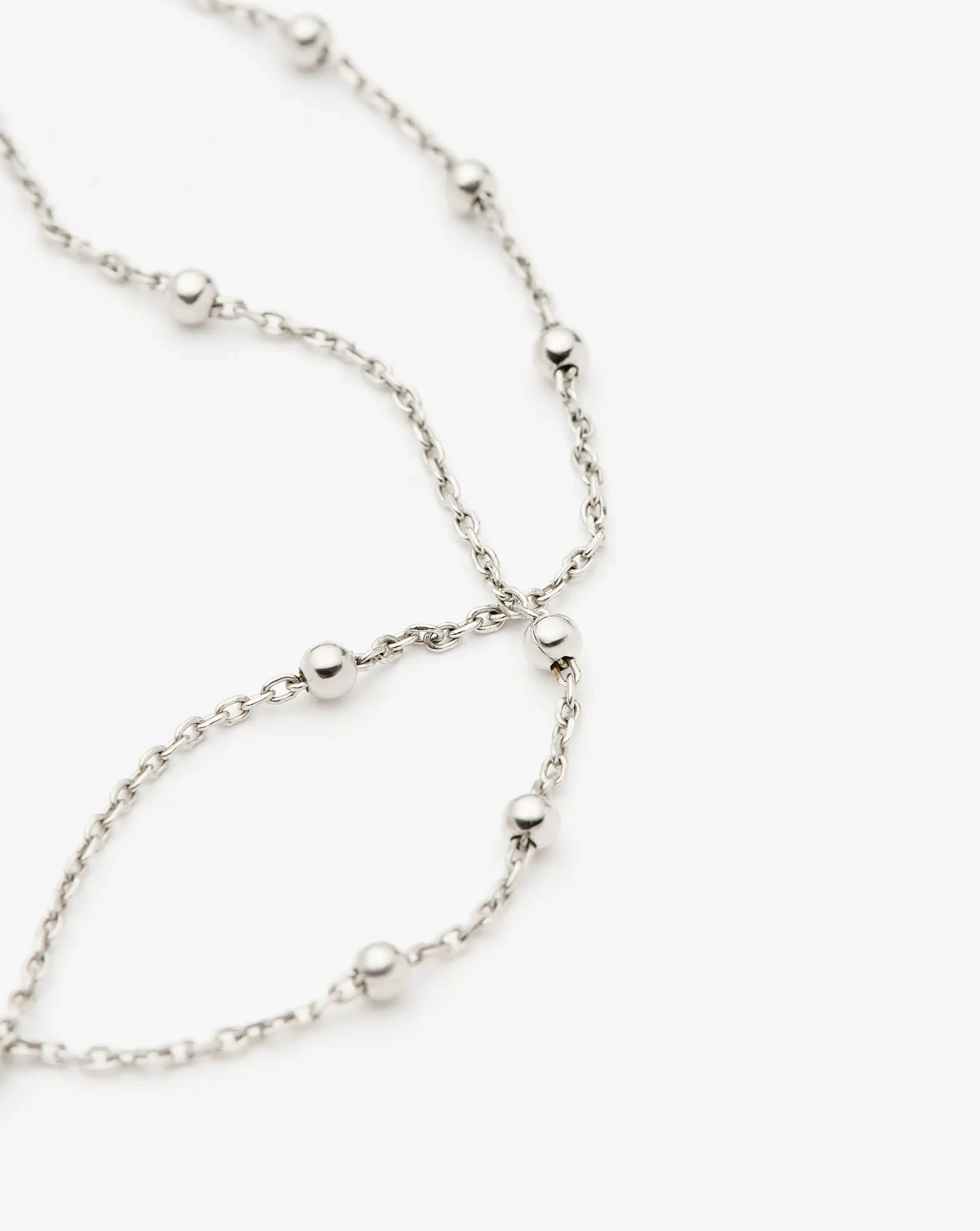 Double Chain Bracelet for Women - Elegant Layered Gold & Silver Cuff Bracelets - Perfect for Casual Wear, Office & Evening Outfits