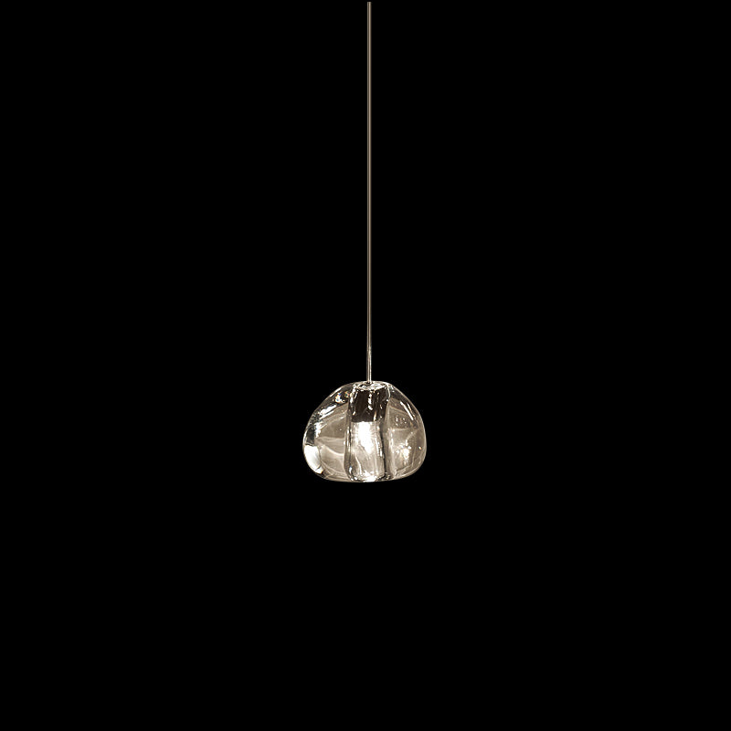 Elegant Crystal Pendant Light - Modern Chandelier for Dining Room, Bedroom & Living Room Decor - Dimmable LED Hanging Lamp for Home & Office Lighting
