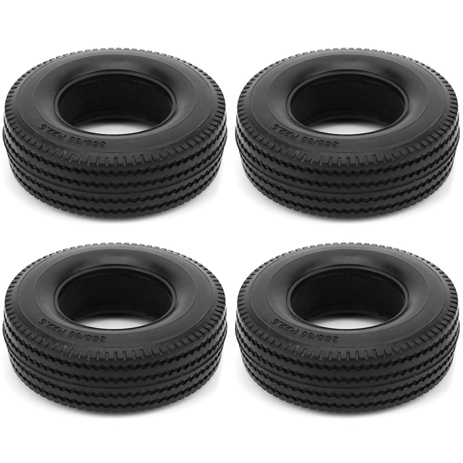 1/14 Scale RC Car Tires - Non-Slip Durable Rubber Tires for Remote Control Cars | All-Terrain Performance for Racing, Off-Road & Drifting