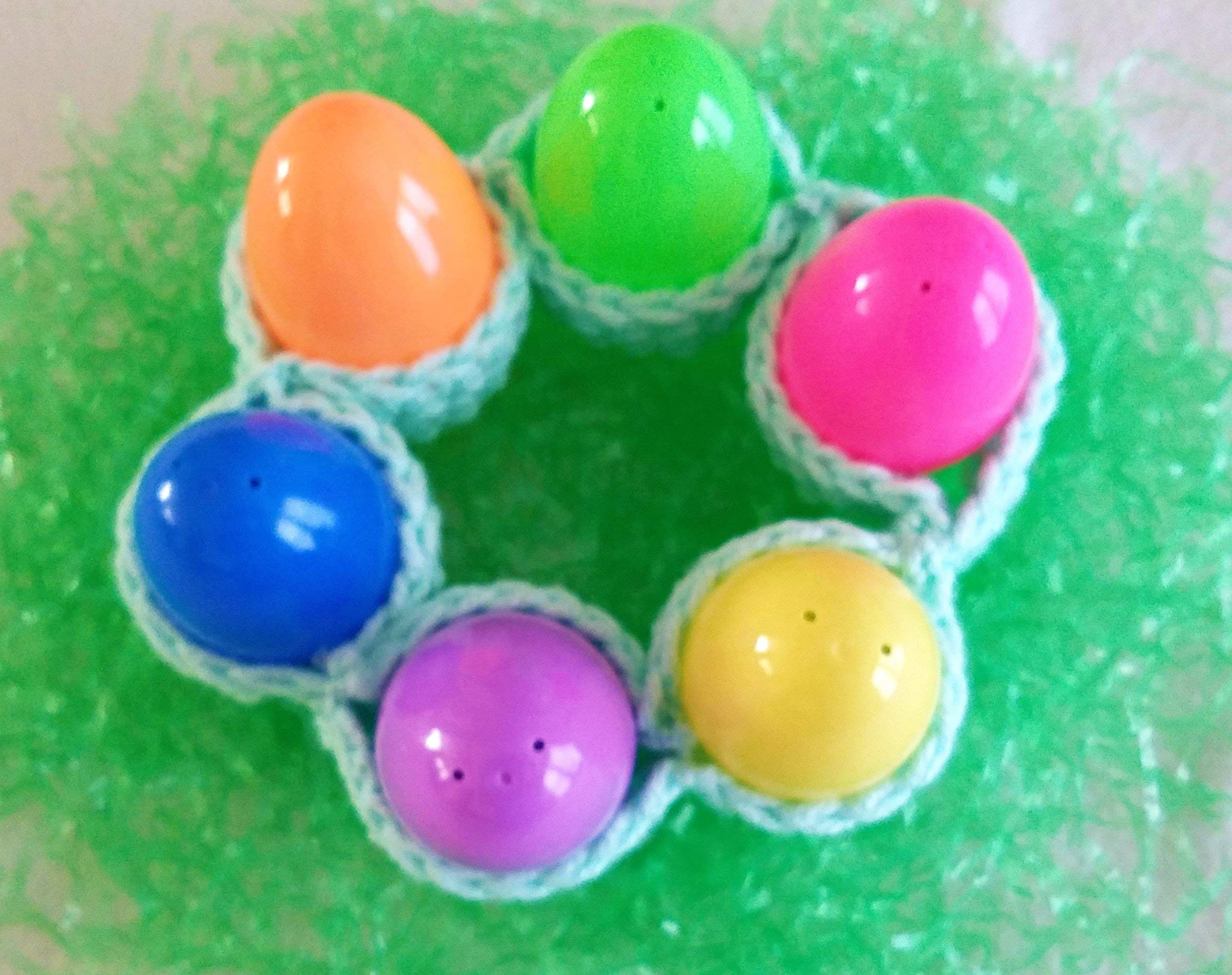 Handmade Crochet Decorative Egg Holder - Easter Basket Accessory, Spring Table Decor, DIY Craft Gift for Home & Kitchen